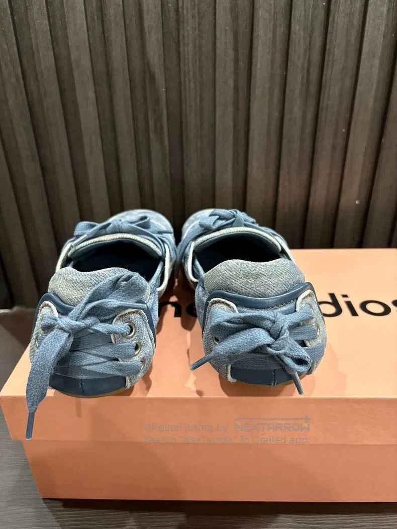 Acne Studios Acne Studios Calf Leather Round-Toe Lace-Up Casual Ballet Size US 5.5 / IT 35.5 - 4 Thumbnail