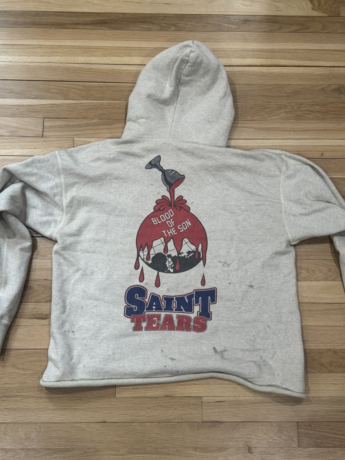 DENIM TEARS × Saint Michael DENIM TEARS / SAINT MICHAEL / HOLY GRAIL HOODIE SAINT TEARS Size US XL / EU 56 / 4 - 6 Thumbnail