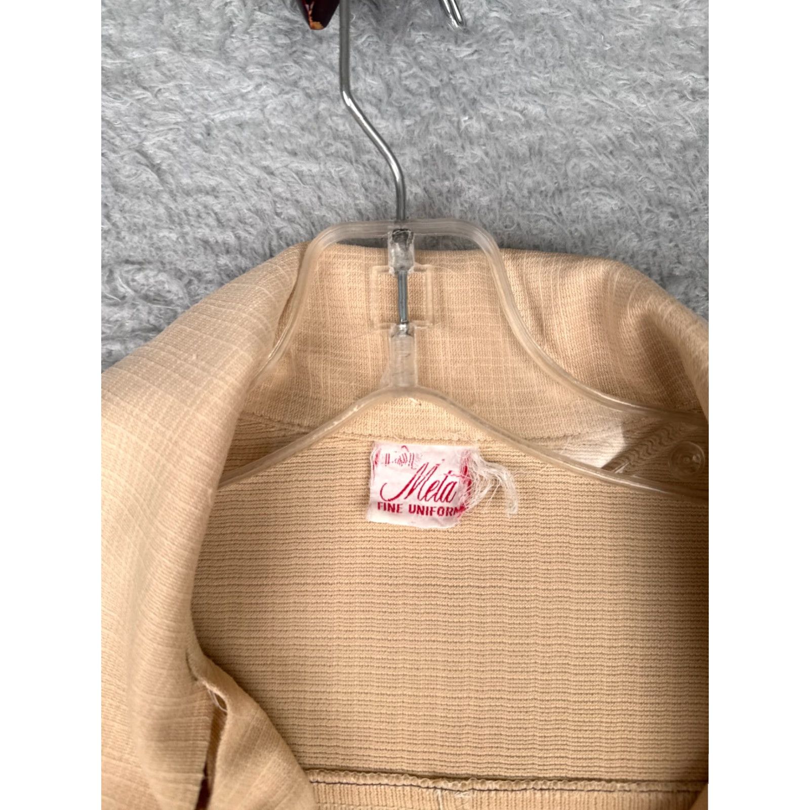 Vintage VINTAGE Mela Shirt Men Beige Short Sleeve Button-Up 3 Pocket Polyester Blend Aloha Beach Vacation XL Mens Size US XL / EU 56 / 4 - 6 Thumbnail