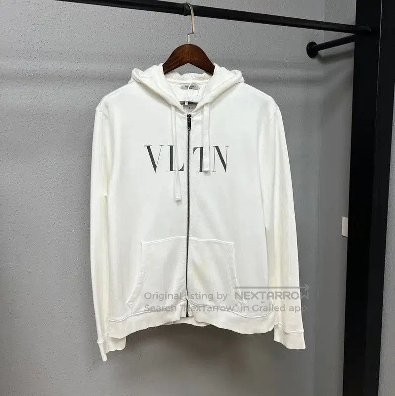 Valentino Valentino White Cotton Women's Cardigan . Size L / US 10 / IT 46 - 1 Thumbnail
