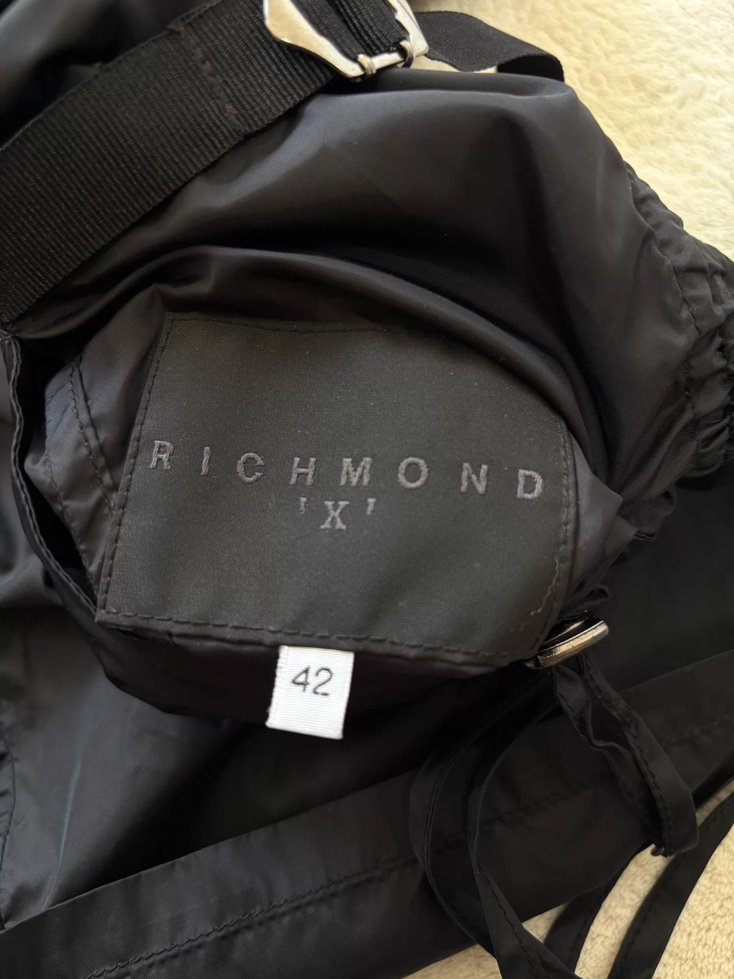 John Richmond Richmond Vintage Sleeveless Vest 42 Adjustable Hood Nylon Size M / US 6-8 / IT 42-44 - 8 Thumbnail