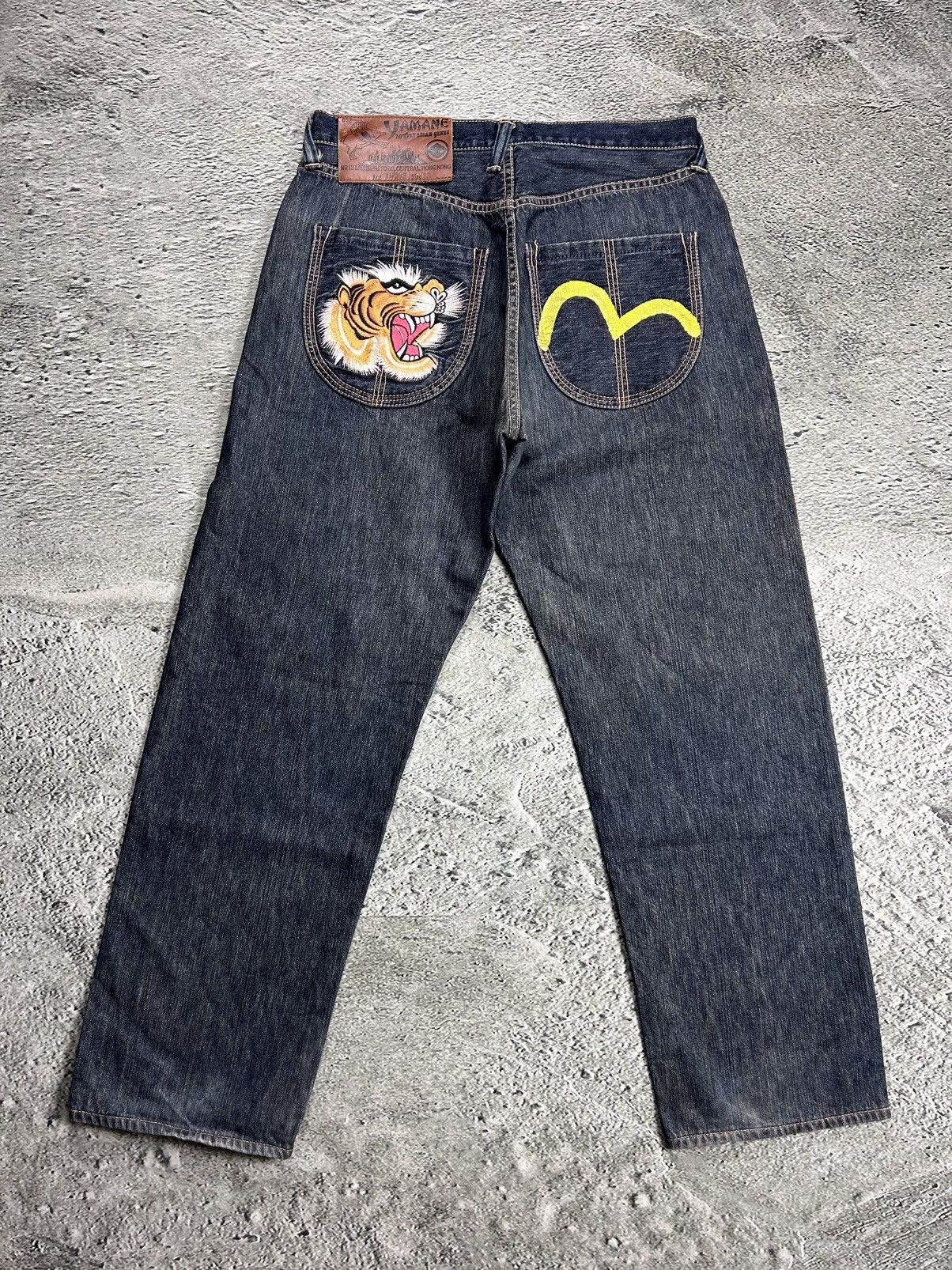 Evisu YAMANE by EVISU Jeans Tiger Embroidery Size 36 DS