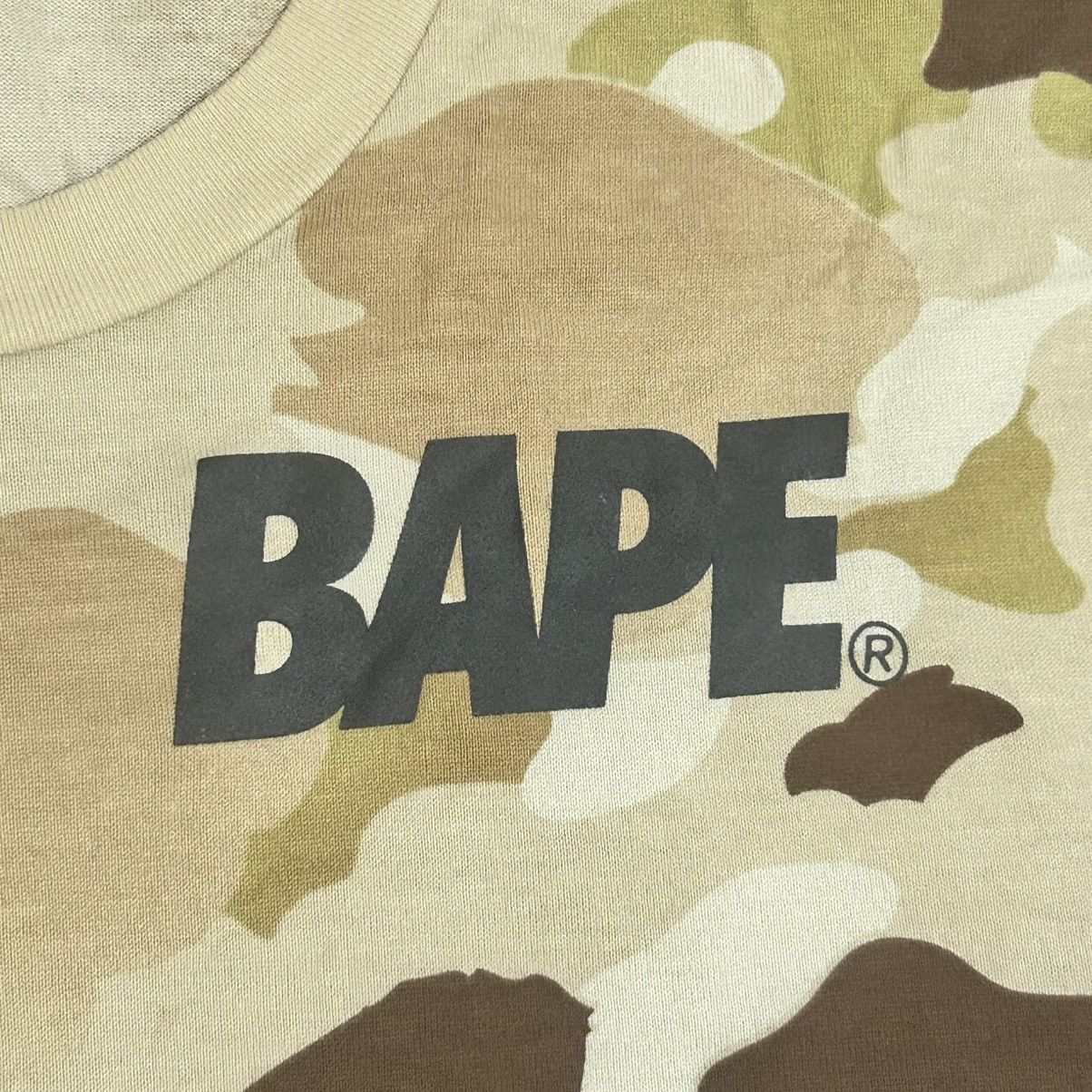 Bape Beige Camo Longsleeve Size US S / EU 44-46 / 1 - 4 Thumbnail