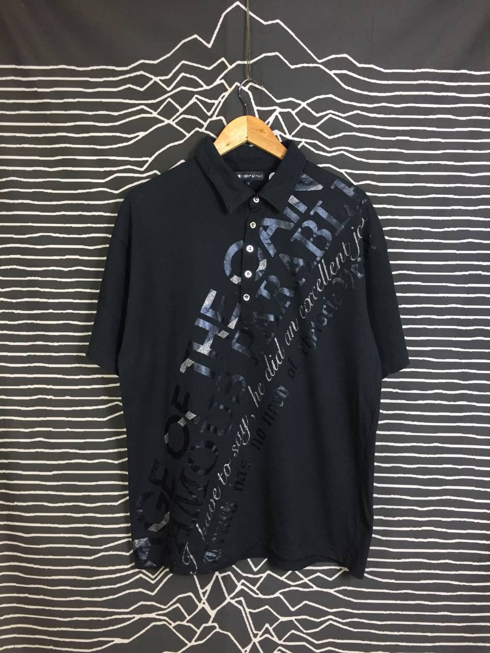 Japanese Brand × Vintage Defective Struct Age Of The Gain Famous Parable Polo Tee Size US XL / EU 56 / 4 - 1 Thumbnail