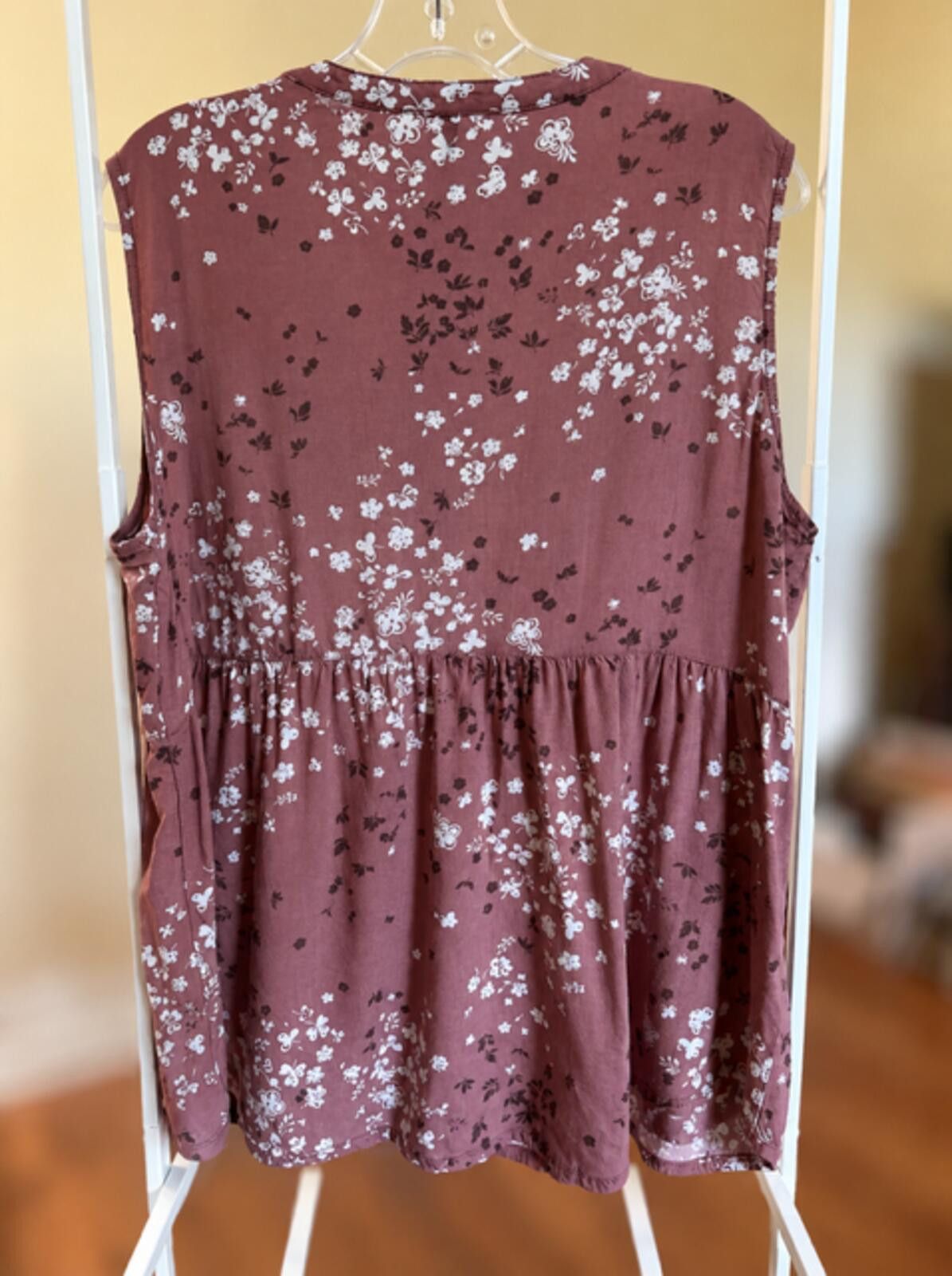 North River Outfitters North River Sleeveless Tank Floral Button-Up Top XL Size XL / US 12-14 / IT 48-50 - 2 Thumbnail