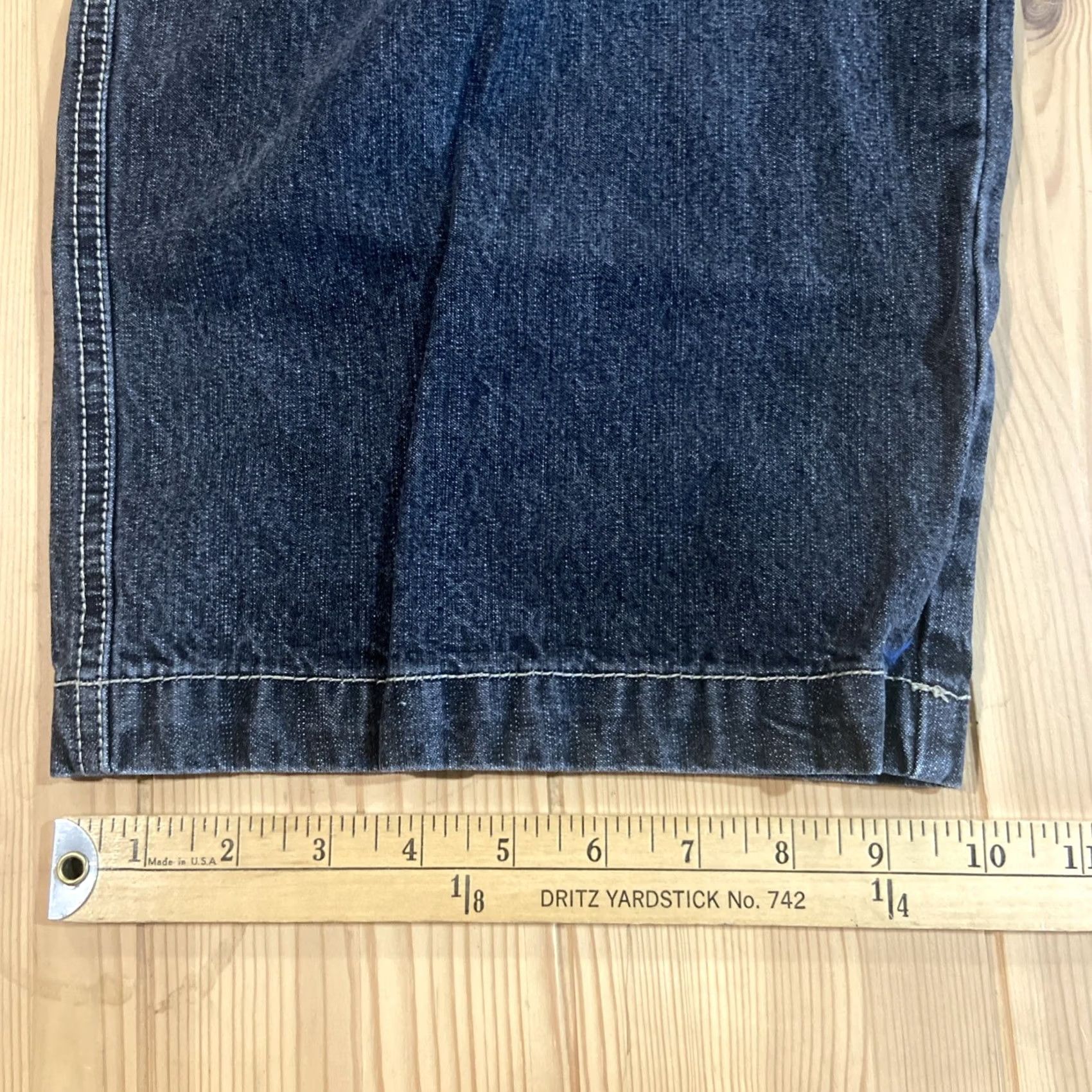Rocawear VINTAGE Rocawear Jeans Men's 38x34 Black Carpenter 5-Pocket Denim Wide-Leg 90s Grunge Logo Jeans Mens Size US 38 / EU 54 - 6 Thumbnail