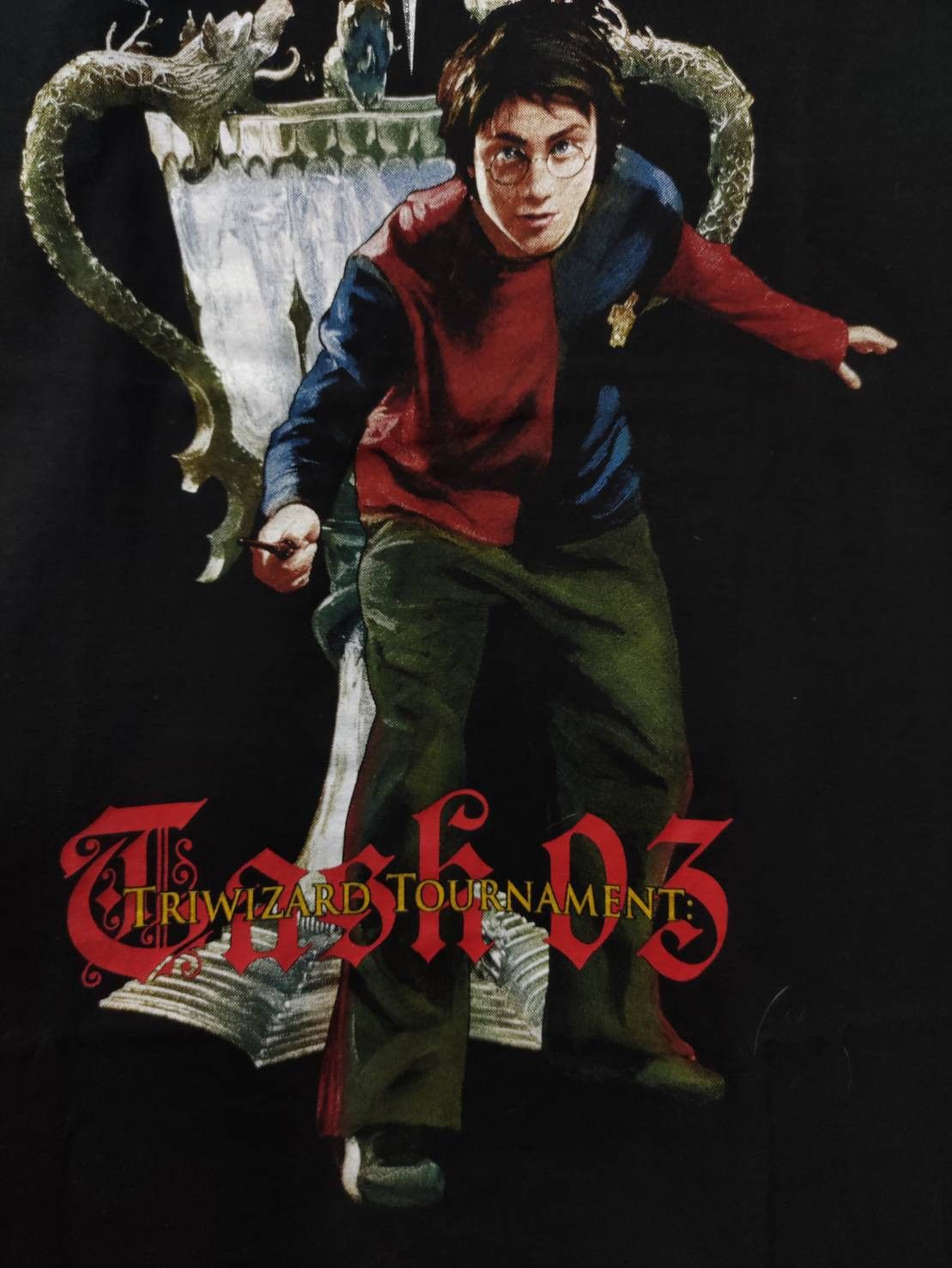 Warner Bros Vtg 00's Harry Potter and The Goblet of Fire Movie Promo Size US M / EU 48-50 / 2 - 5 Thumbnail
