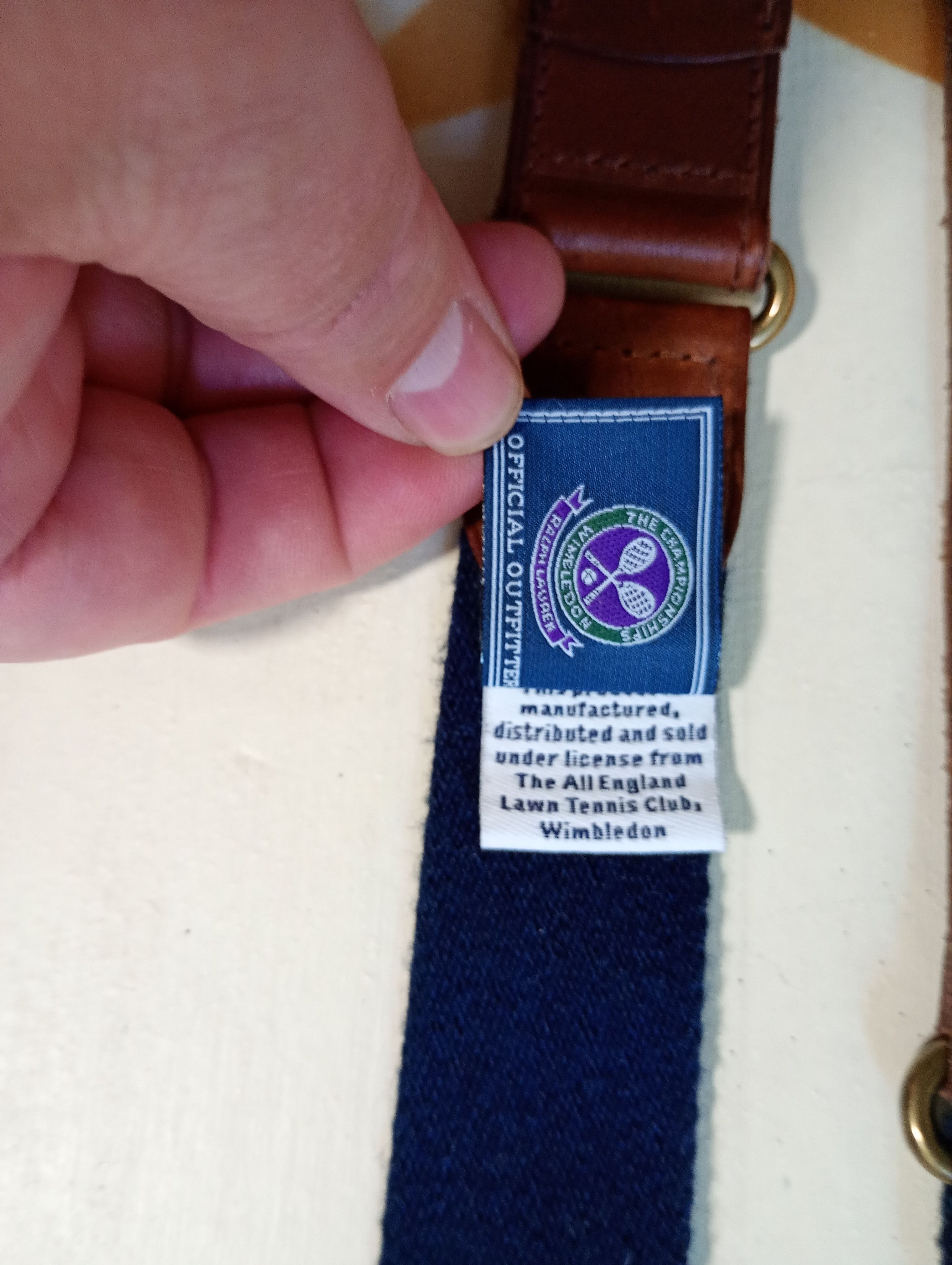 Polo Ralph Lauren Polo Ralph Lauren x Wimbledon Belt Size 32 - 12 Thumbnail
