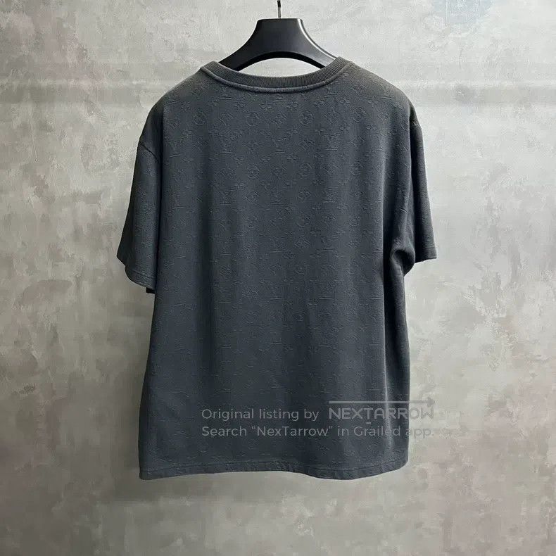 Louis Vuitton Louis Vuitton Grey Solid Crew Neck Pullover Short Sleeve T Size US XXL / EU 58 / 5 - 5 Thumbnail