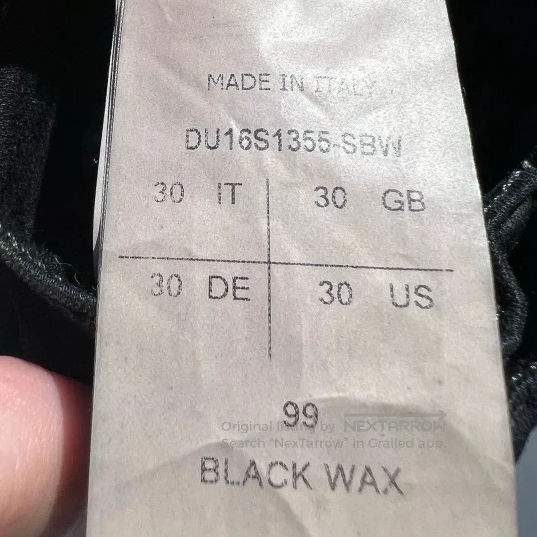 Rick Owens rick owens tapered waxed black pants. Size US 30 / EU 46 - 3 Thumbnail