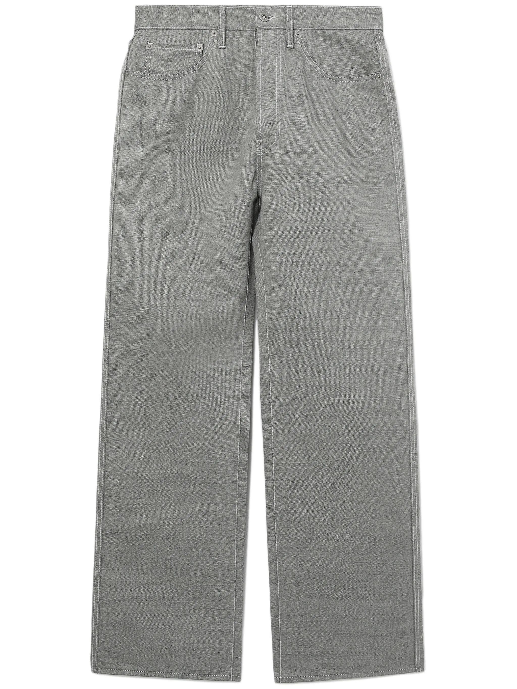 Maison Margiela o1y0625 Casual Pant in Gray Size 27" / US 4 / IT 40 - 1 Thumbnail