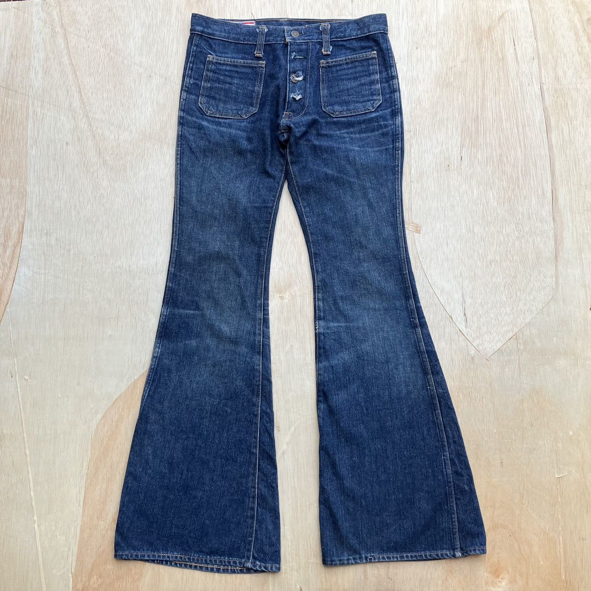 Vintage BOBSON VINTAGE FLARED JEANS Size US 30 / EU 46 - 1 Thumbnail