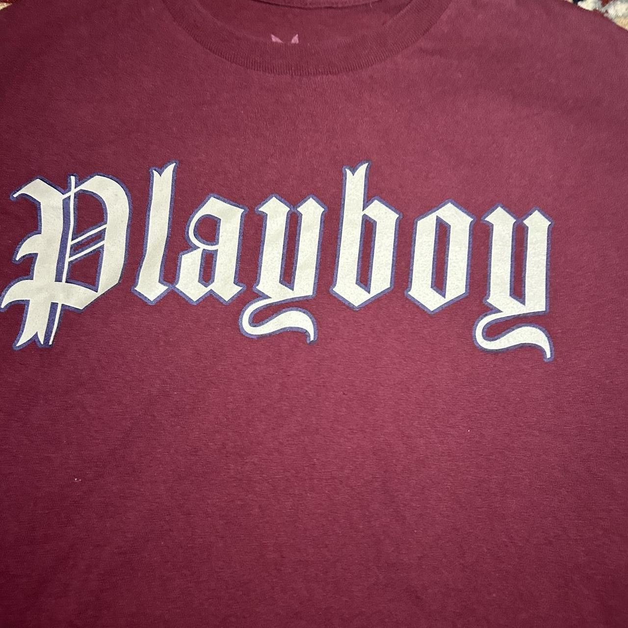Playboy Burgundy Playboy tee Size US S / EU 44-46 / 1 - 3 Thumbnail