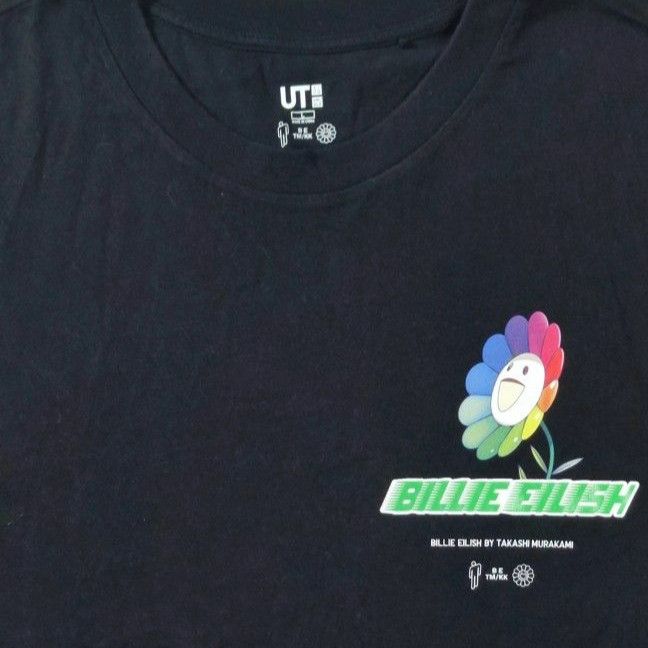 Billie Eilish × Takashi Murakami × Uniqlo Billie Eilish X Takashi Murakami Boxy Flower Tee Size US L / EU 52-54 / 3 - 4 Thumbnail