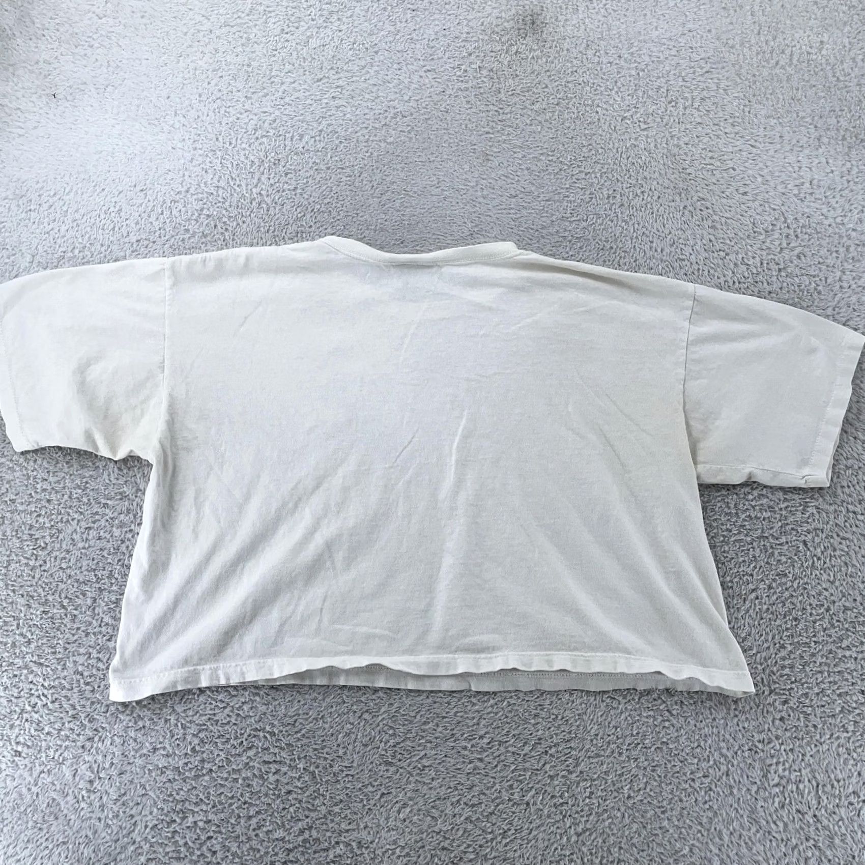Reebok VINTAGE Reebok T-Shirt Graphic Print Crew Neck Short Sleeve White Large L Mens Boys? Size US L / EU 52-54 / 3 - 5 Thumbnail