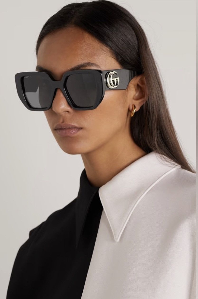 Gucci NEW GUCCI GG0956S 001 GUCCI SUNGLASSES GG0956S BLACK Size ONE SIZE - 1 Thumbnail