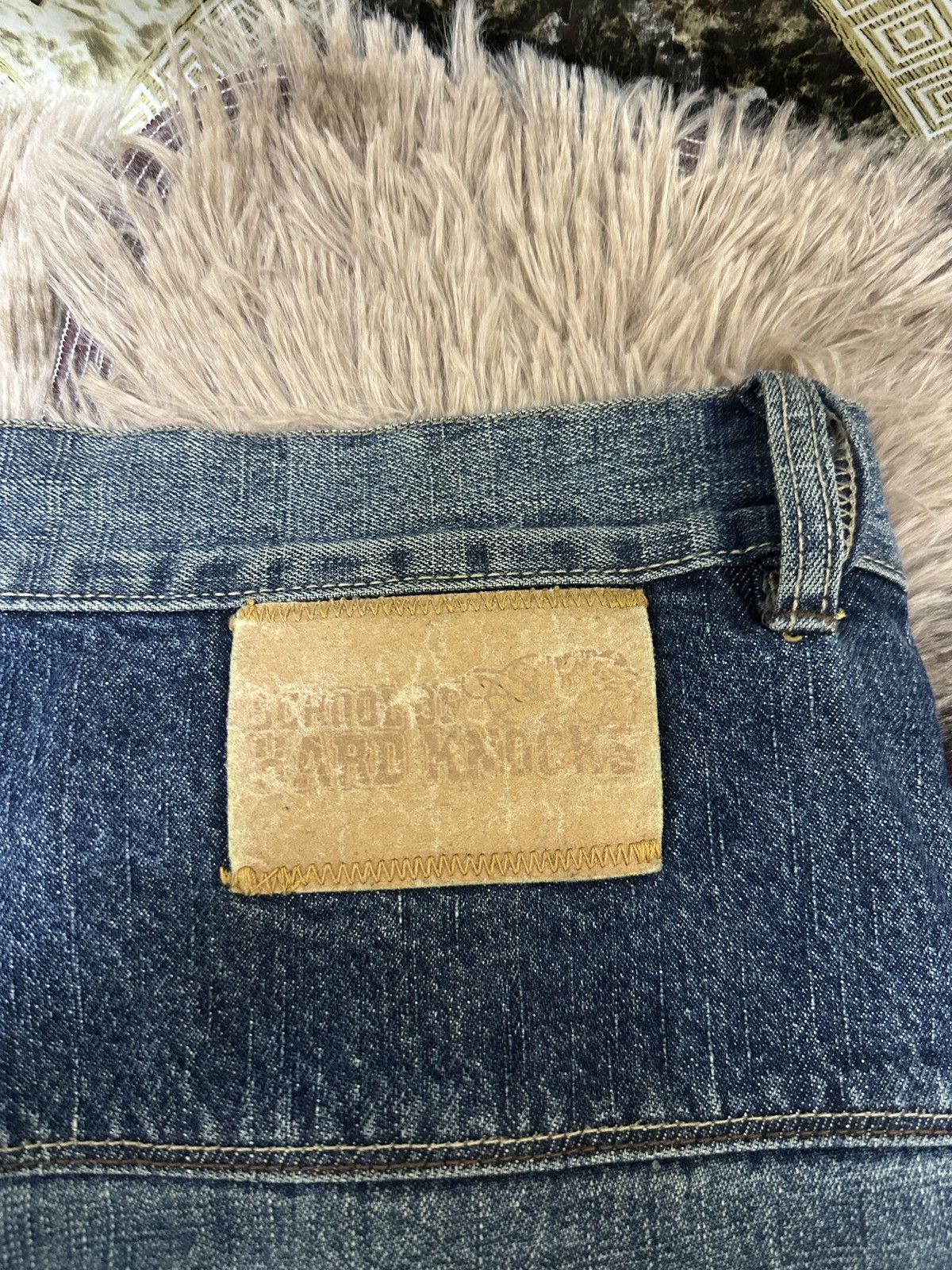 JNCO SOHK Vintage School Of Hard Knocks Patchwork Baggy Jeans Size US 40 / EU 56 - 8 Thumbnail