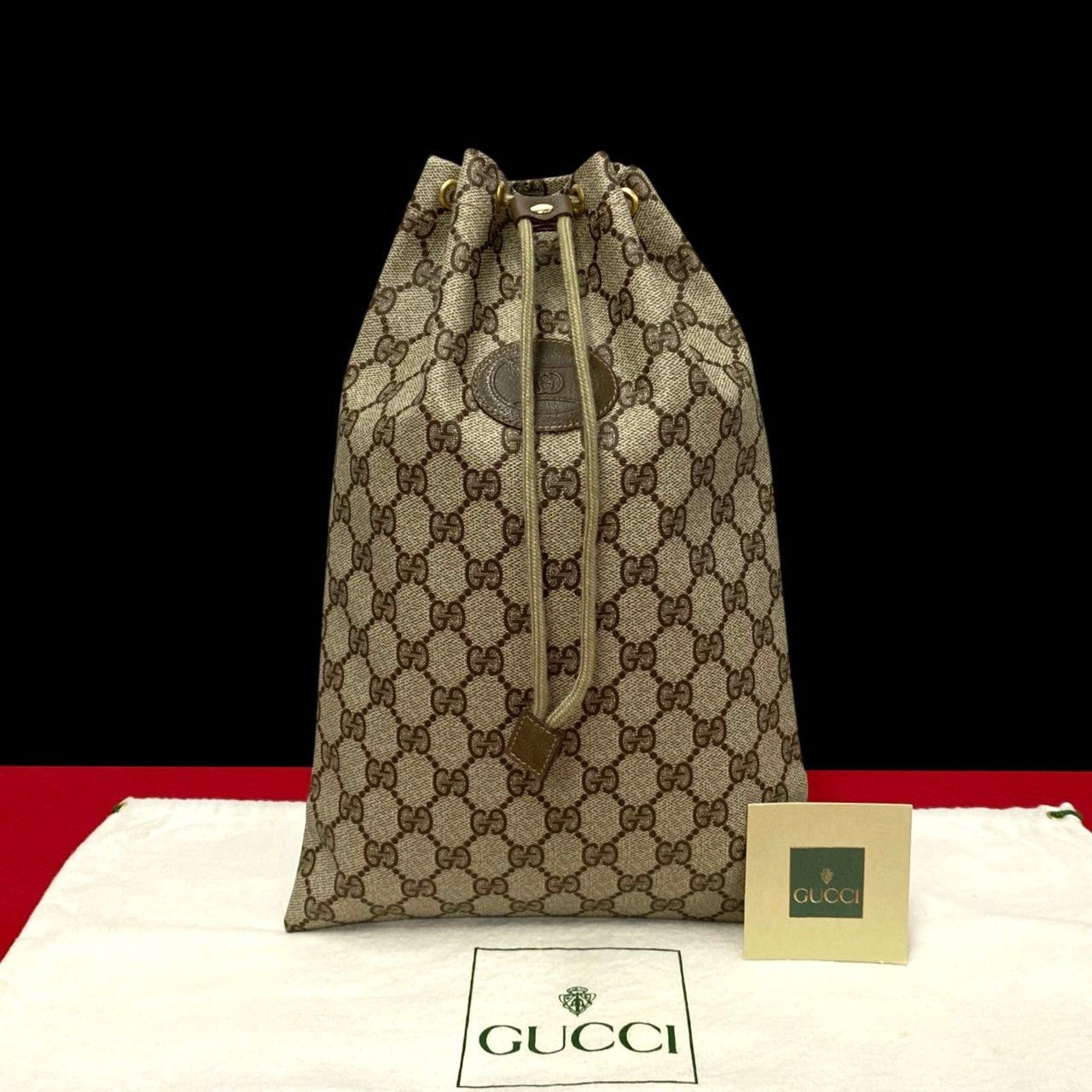 Gucci Gucci GG Canvas Drawstring Bag | Grailed