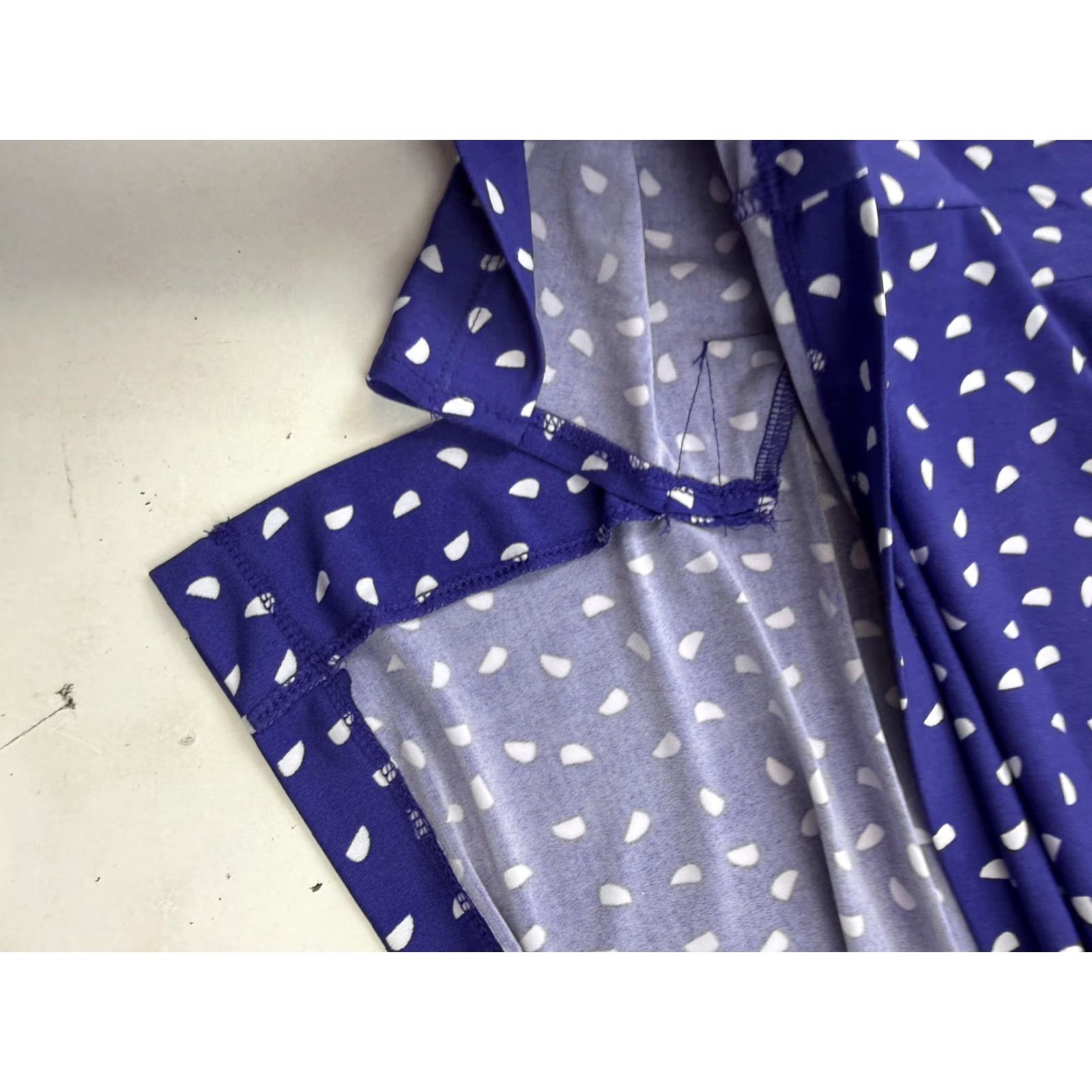 Charter Club Charter Club Dress Womens 18 Blue Cap Sleeve Polka Dot Sheath Knee Length Work Size XXL / US 16-18 / IT 52-54 - 6 Thumbnail