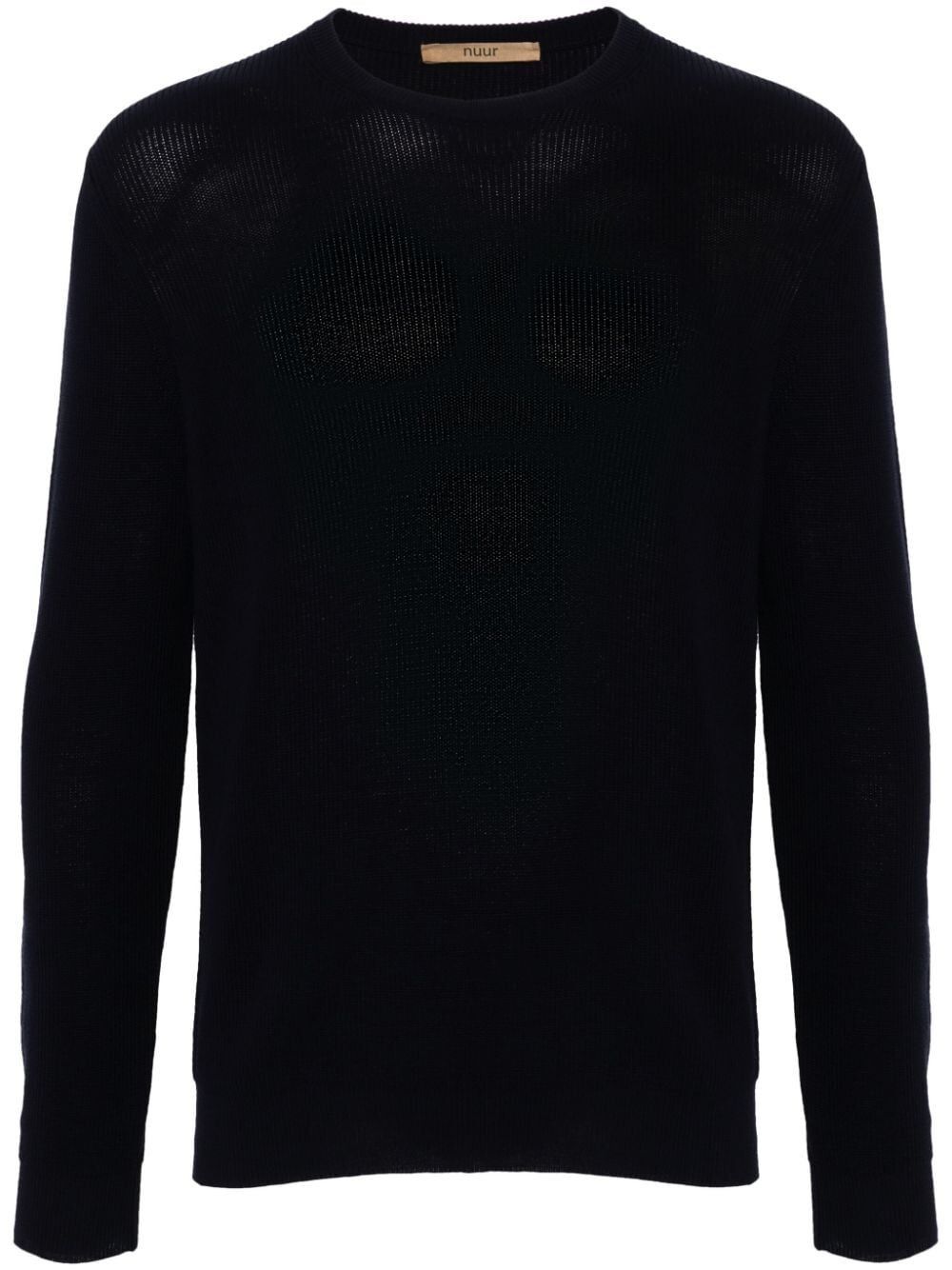 Nuur LONG SLEEVES CREW NECK RIBBED SWEATER Size US XL / EU 56 / 4 - 1 Thumbnail