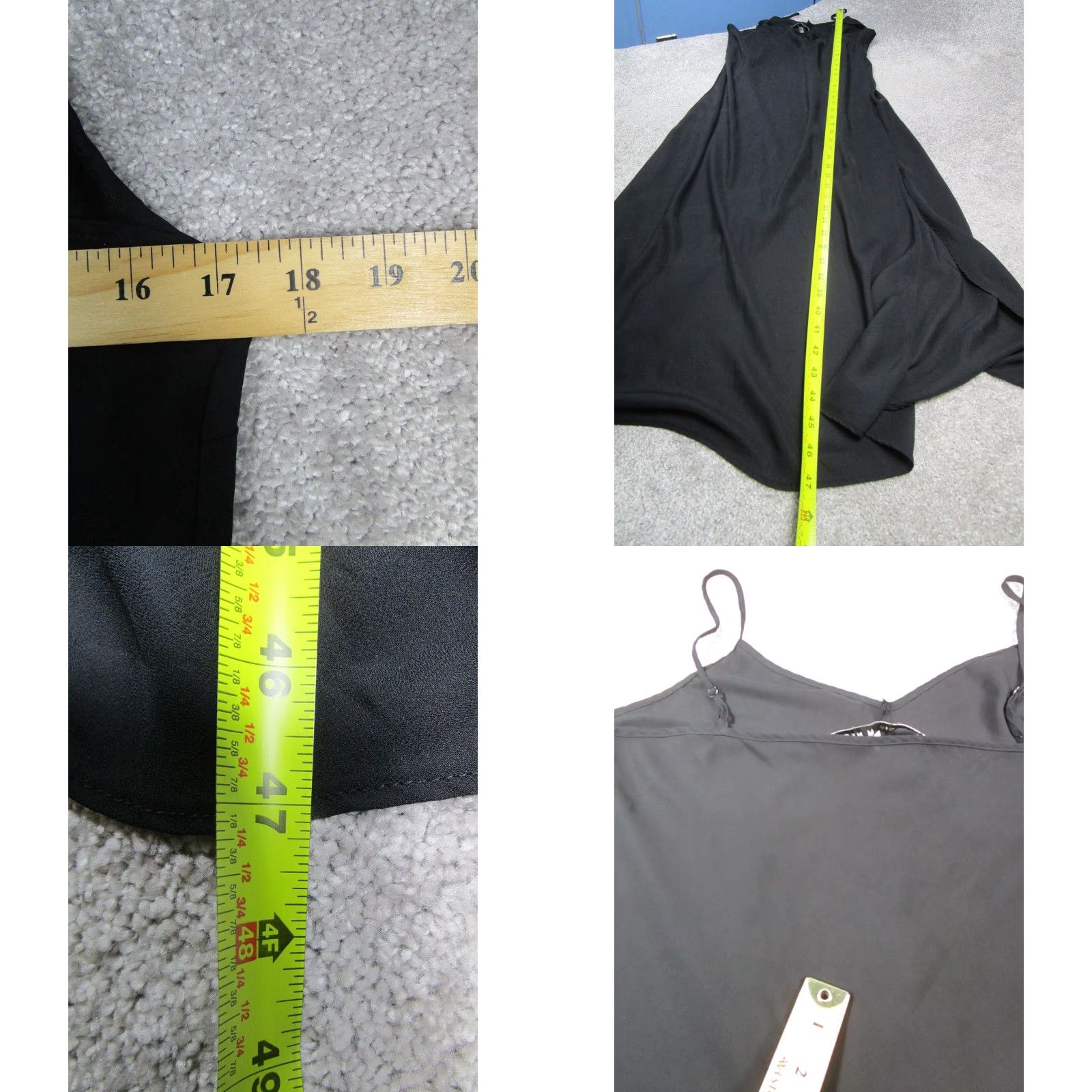 Rebecca Minkoff Rebecca Minkoff Dress Womens XL Black Sleeveless V-Neck Bodycon Shift Knee Length Pullover Casual Party/Cocktail Travel Regular Size XL / US 12-14 / IT 48-50 - 8 Thumbnail