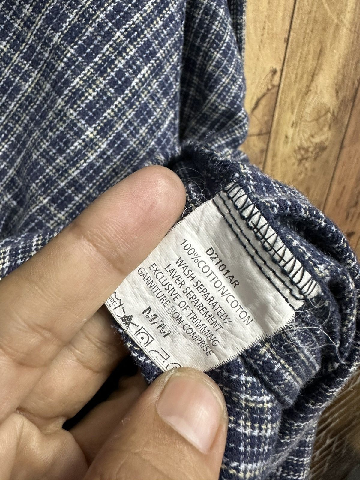 Dickies × Flannel × Vintage Vintage Dickies Flannel Stone Button Baggy Z44 Size US M / EU 48-50 / 2 - 13 Thumbnail