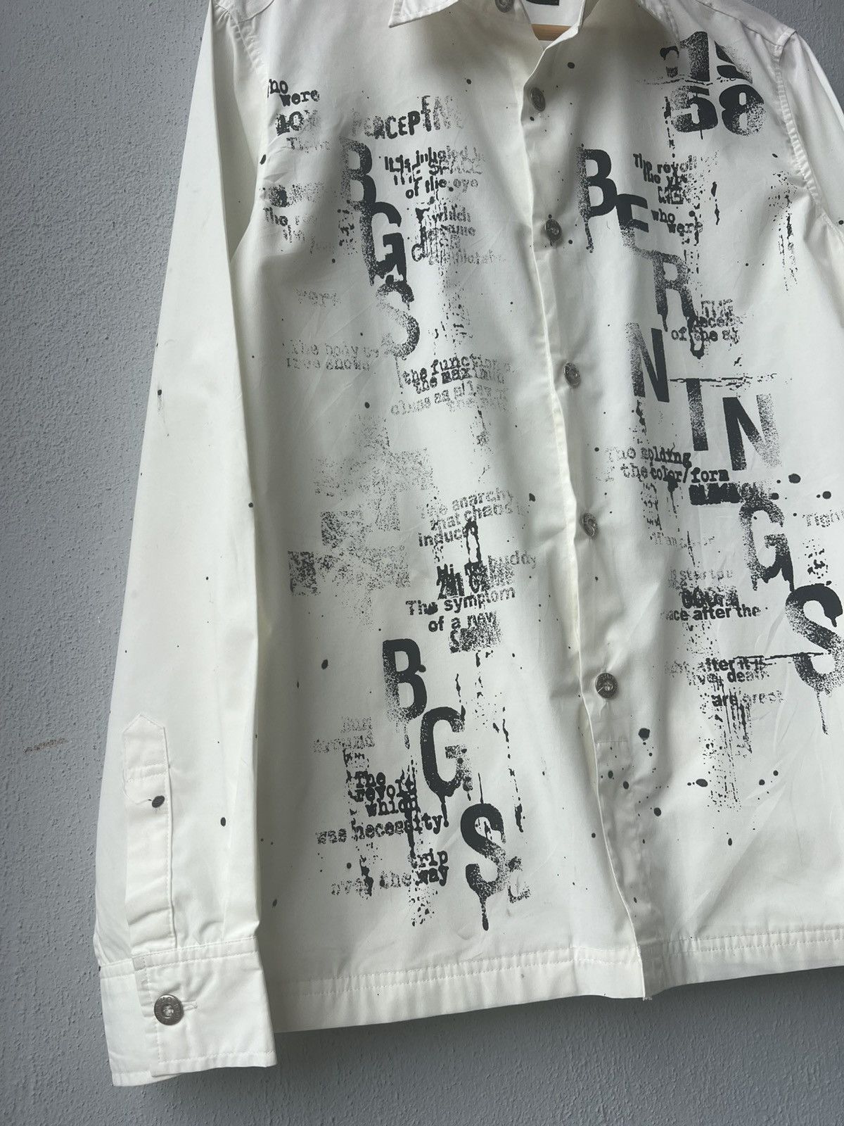 BERNINGS SHO VINTAGE BERNINGS SHO SEDITIONARIES PUNK SHIRT Size US L / EU 52-54 / 3 - 6 Thumbnail