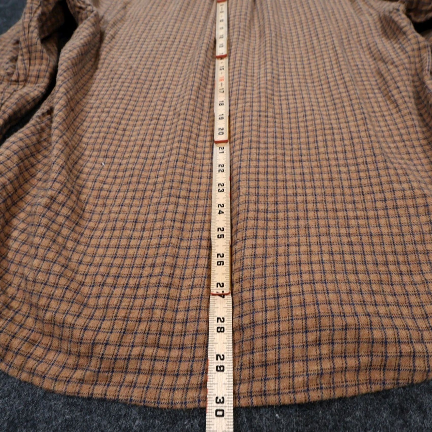 J.Crew J.Crew Mens Medium Brown Excellent Plaid Long Sleeve Button Down Twill Size US M / EU 48-50 / 2 - 5 Thumbnail