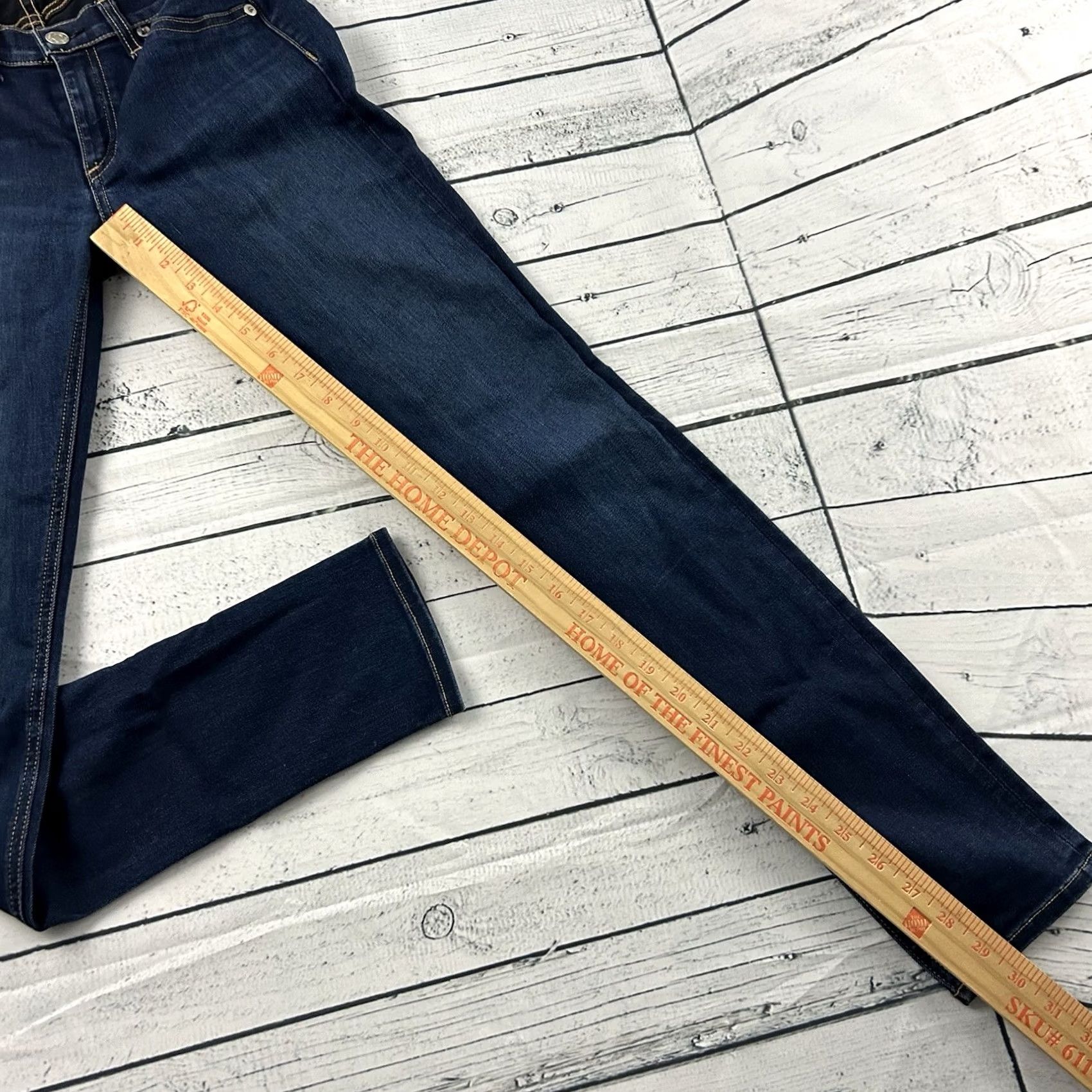 Rag & Bone rag & bone Dark Wash Skinny Denim Blue Jean Women's 28 Denim Jeans Women 28 Blue Skinny Size 28" / US 6 / IT 42 - 4 Thumbnail