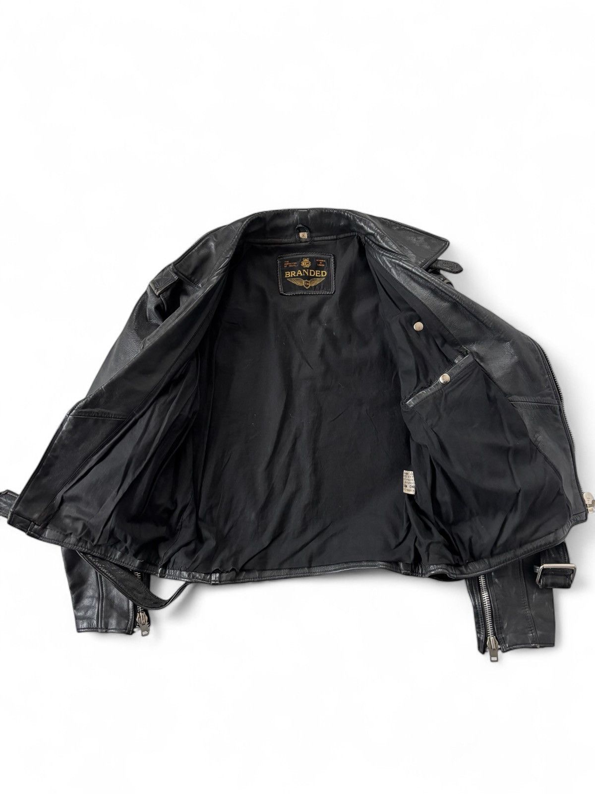Vintage Vintage Biker Leather Jacket Size US M / EU 48-50 / 2 - 3 Thumbnail