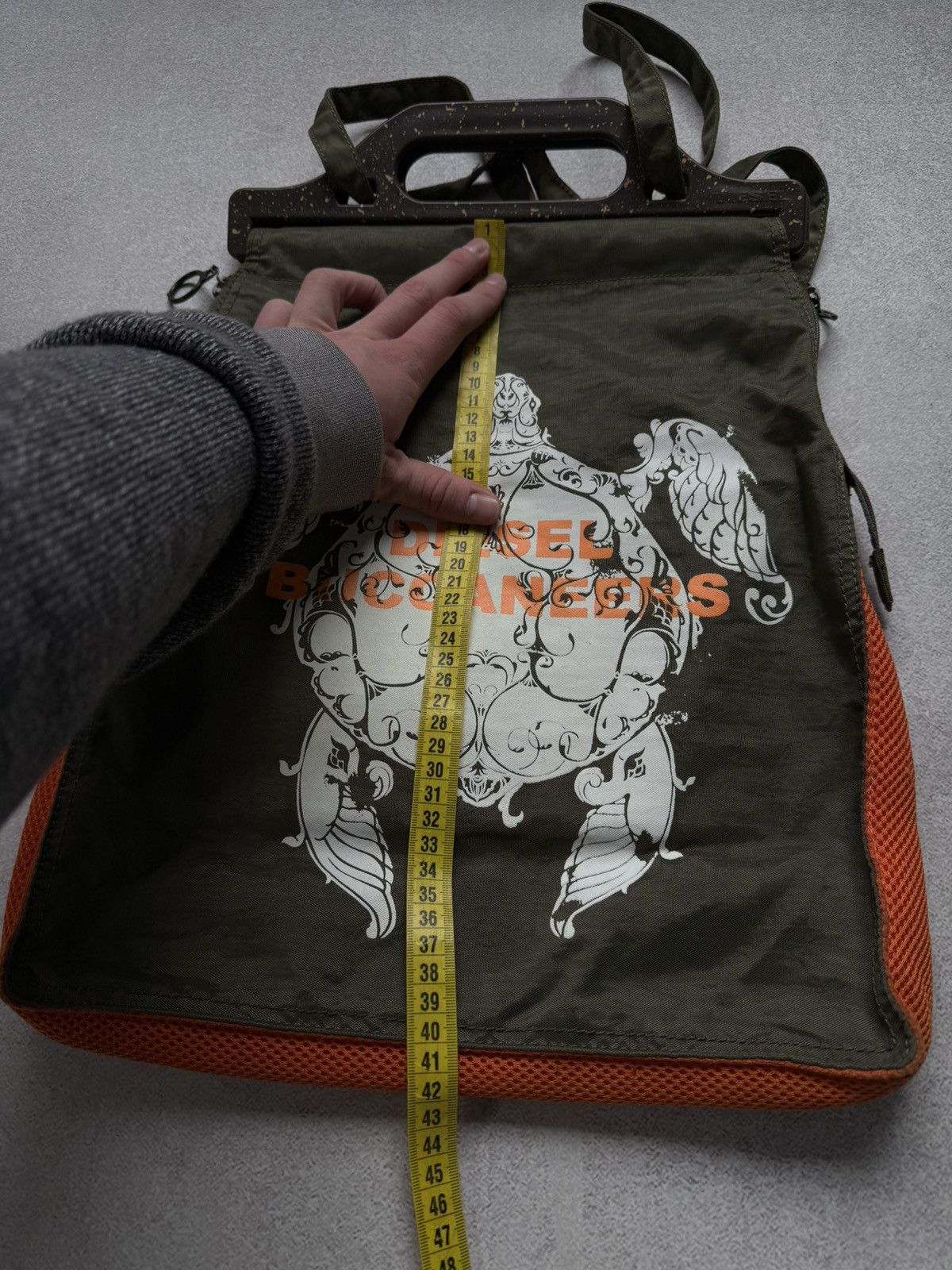 Diesel Rare Diesel Vintage Tote Bag Graphic Print Shopper Bag Y2K Size ONE SIZE - 17 Thumbnail