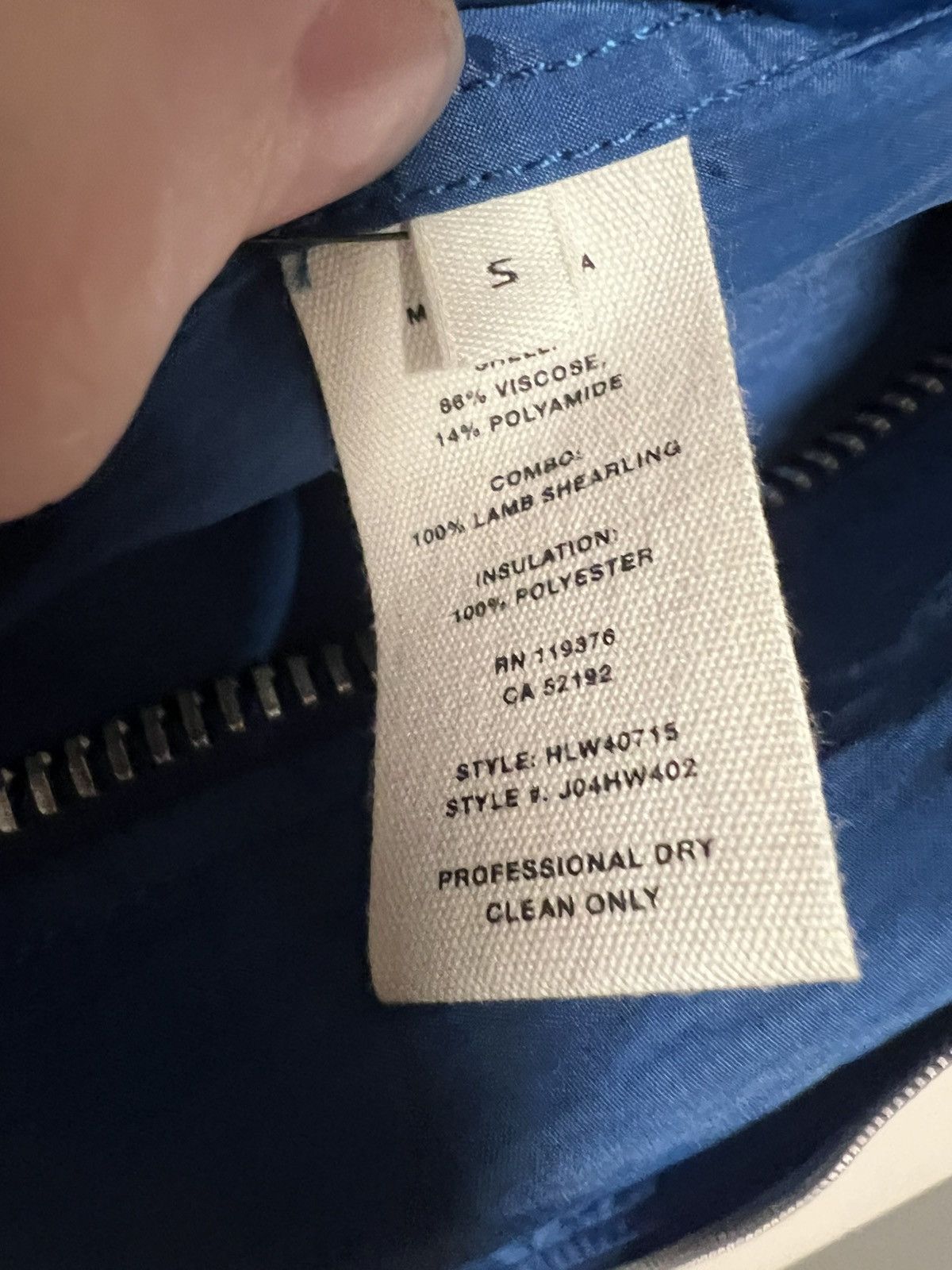 Helmut Lang Helmut Lang shearling parachute bomber Size US S / EU 44-46 / 1 - 4 Thumbnail