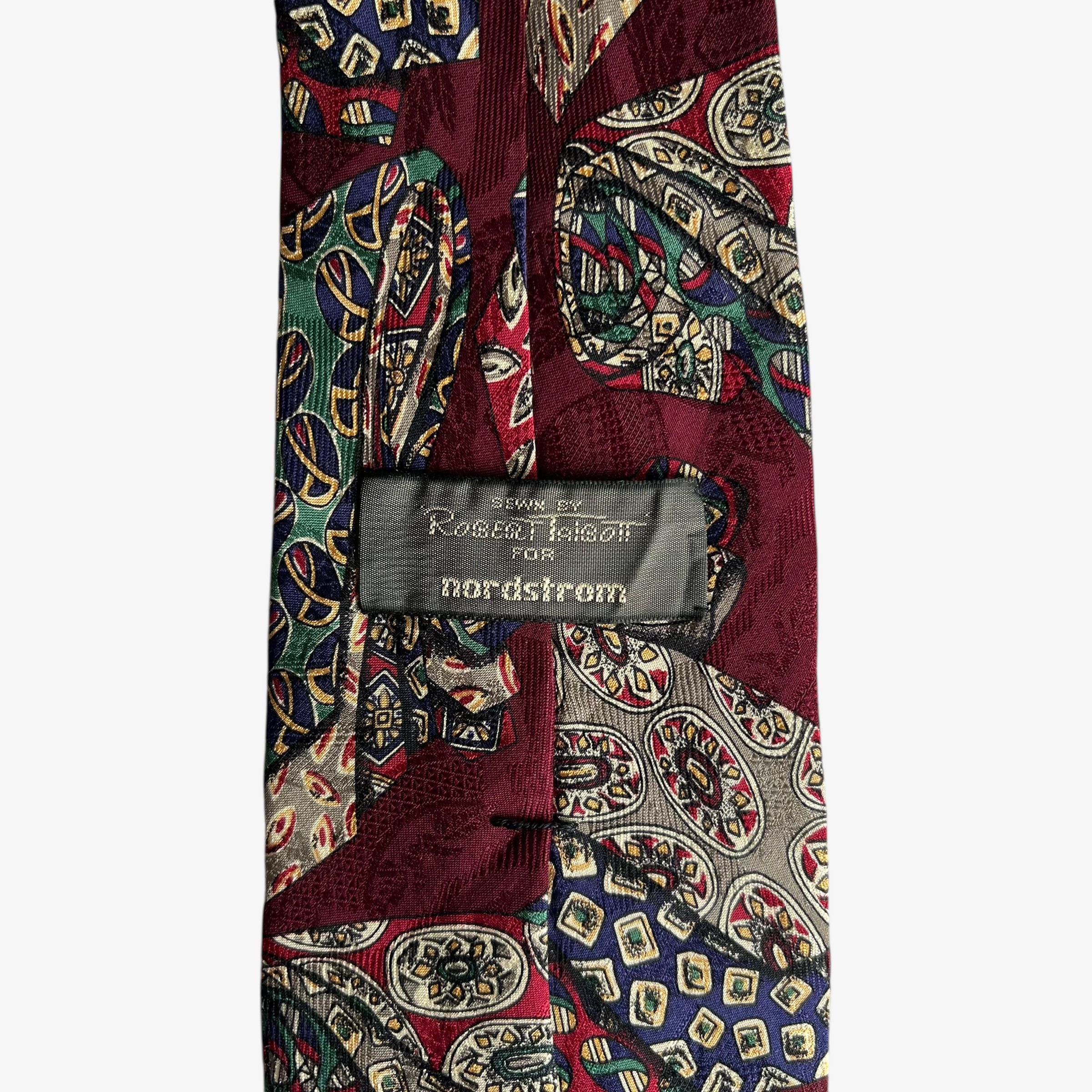 Robert Talbott Vintage Robert Talbott Nordstrom Geometric Print Silk Tie Size ONE SIZE - 2 Thumbnail