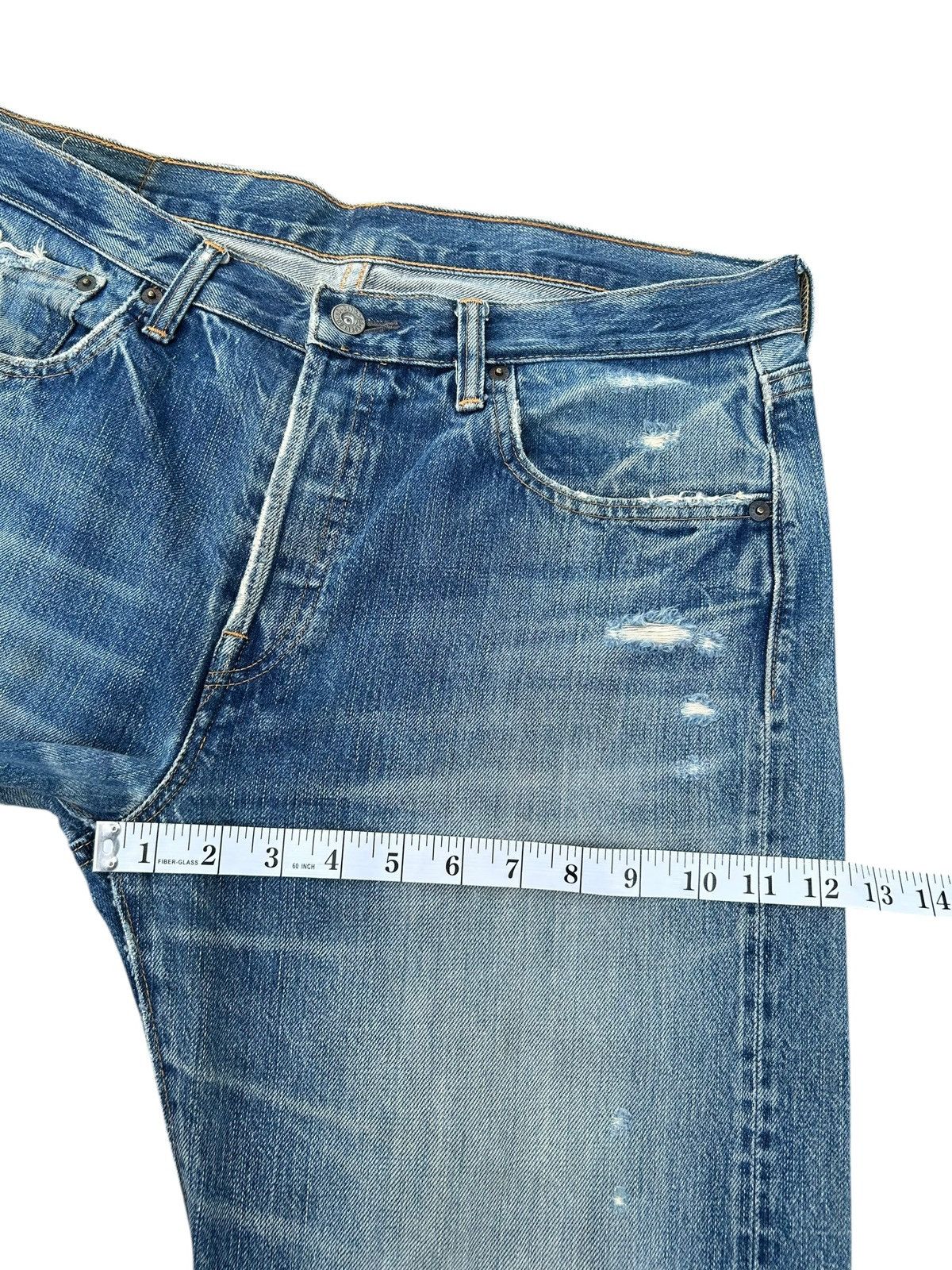 Kapital Vintage SpellBound Selvedge Distressed Denim Jeans Size US 34 / EU 50 - 18 Thumbnail