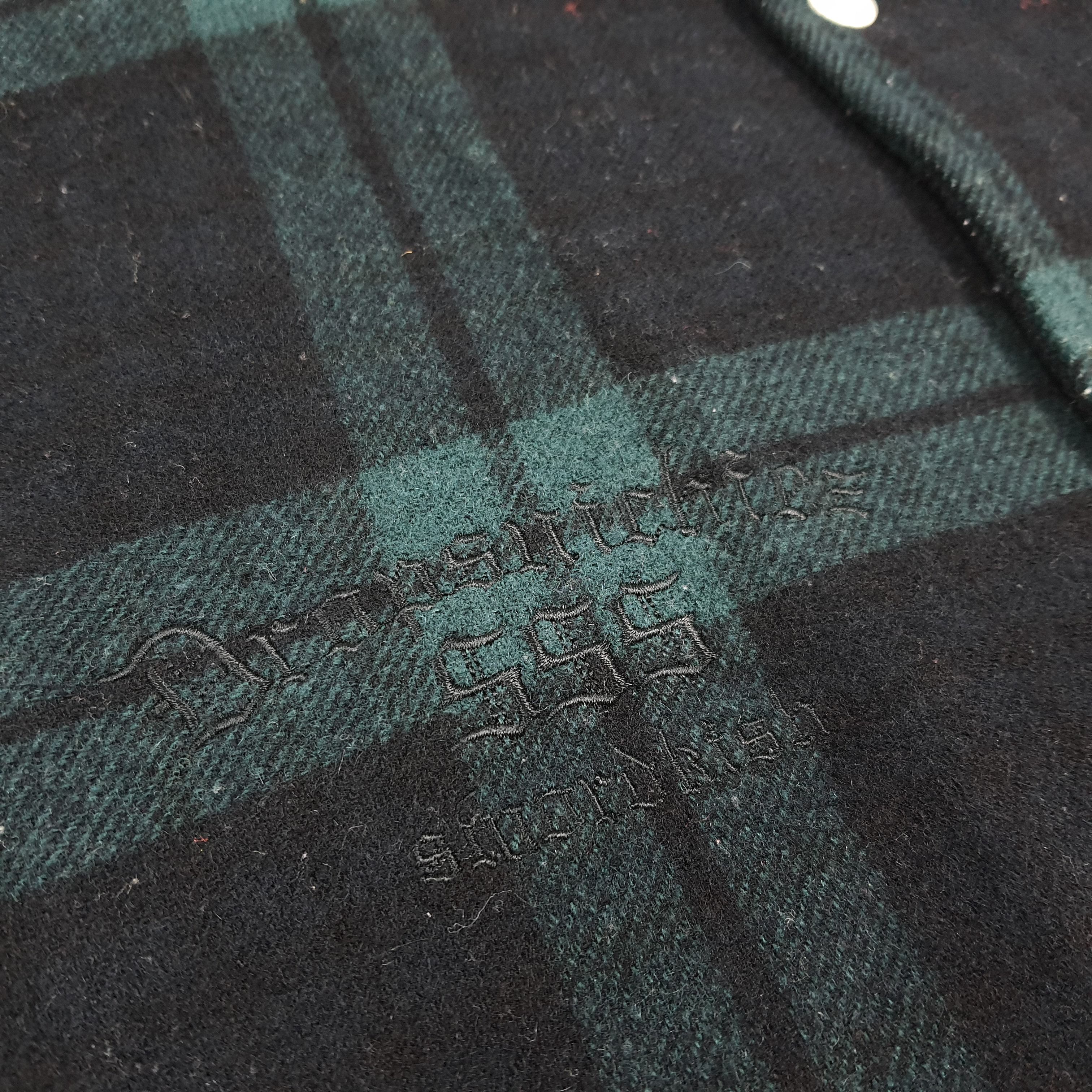Japanese Brand Vintage Doobierex Plaid Varsity Jacket Wool Blend C309N15 Size US L / EU 52-54 / 3 - 5 Thumbnail