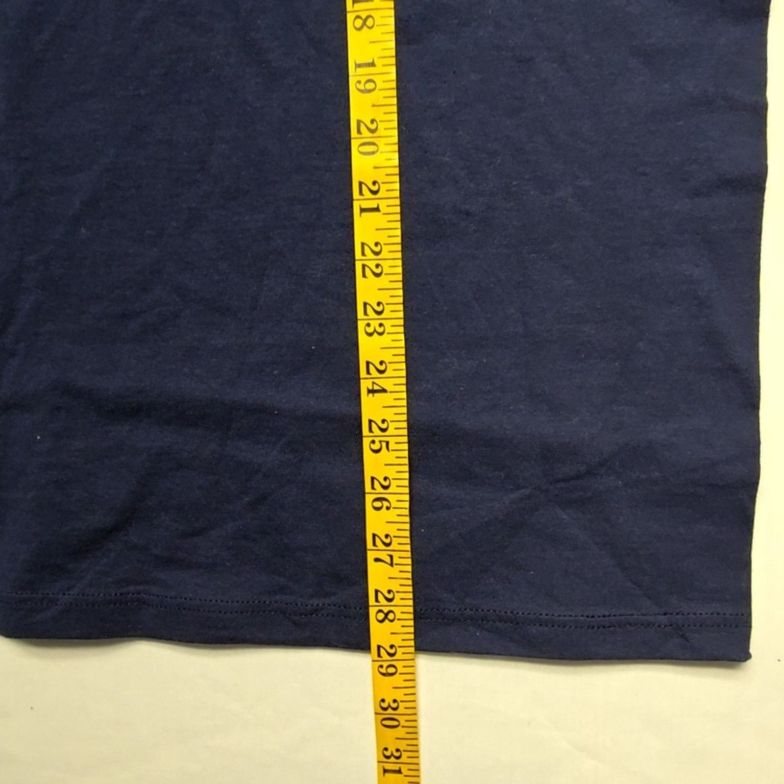 Jerzees Vintage Blank Misprint Shirt Blue Mens Medium Tee USA 90s Size US M / EU 48-50 / 2 - 7 Thumbnail