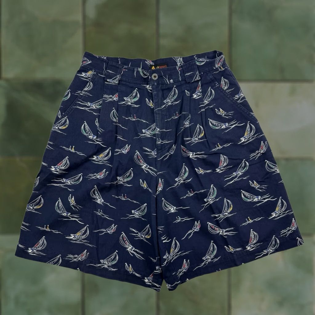 Vintage Vintage Liz Sport Sailboat Shorts Womens 8 Hipster Beach Preppy 90s Y2K Boho Size 30" / US 8 / IT 44 - 1 Thumbnail