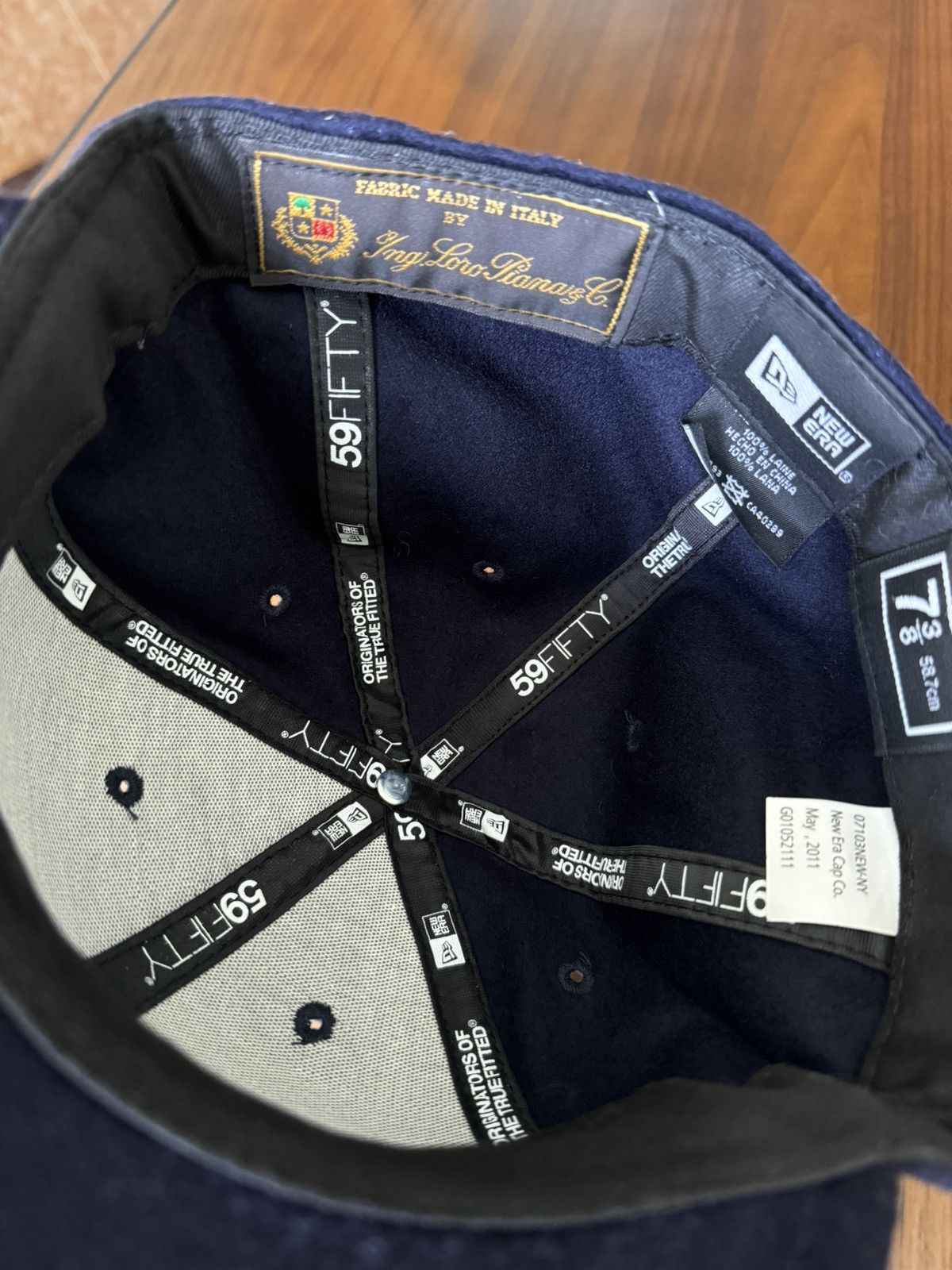Loro Piana × Supreme Supreme FW11 Loro Piana New Era Fitted Cap Size ONE SIZE - 3 Thumbnail