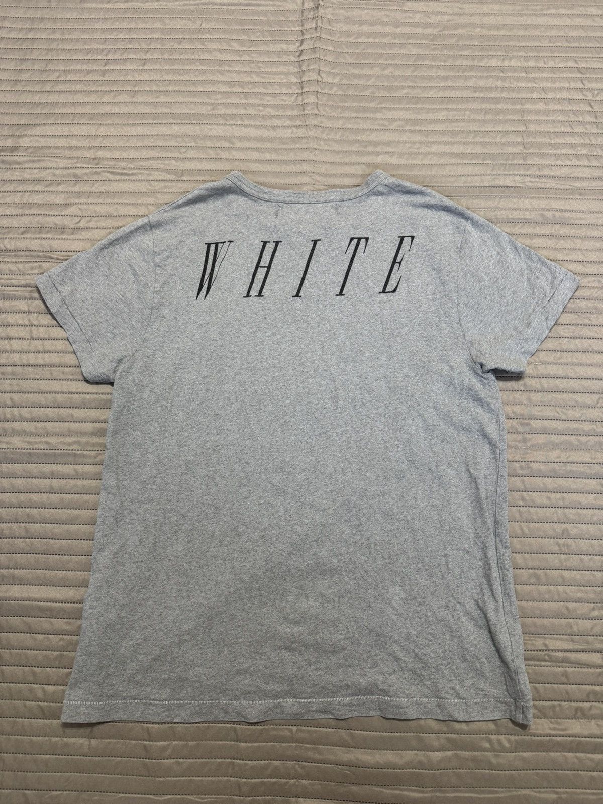 Off-White × Virgil Abloh Off-White Nebraska Virgil Abloh Main Label Nebraska Tshirt M Size US M / EU 48-50 / 2 - 2 Thumbnail