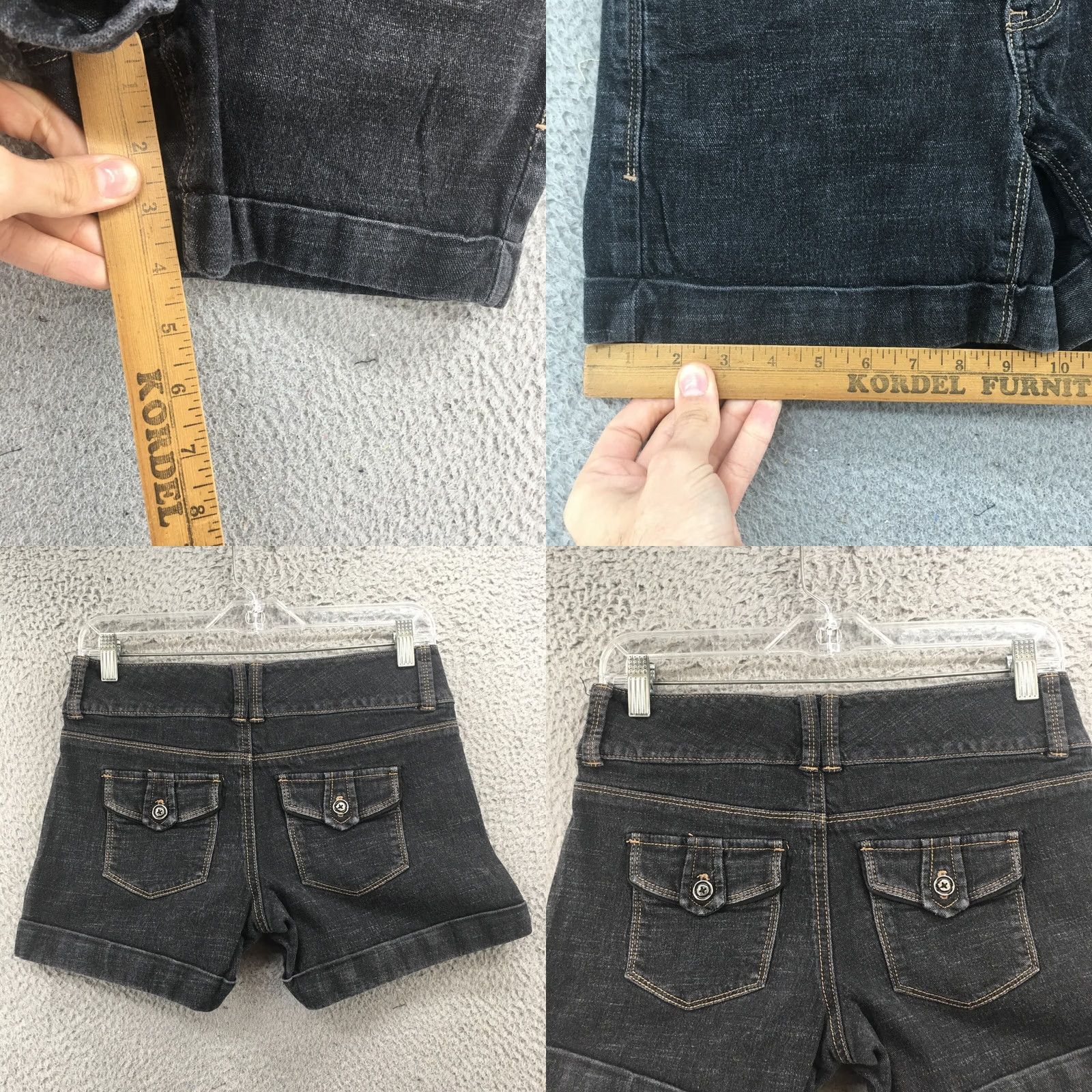 White House Black Market White House Black Market Short Pants Womens 0 Black Cotton Blend Zip Fly Button Casual Summer 0 Womens Black Cotton Blend Pockets Retro? Size 25" / US 0 / IT 36 - 8 Thumbnail