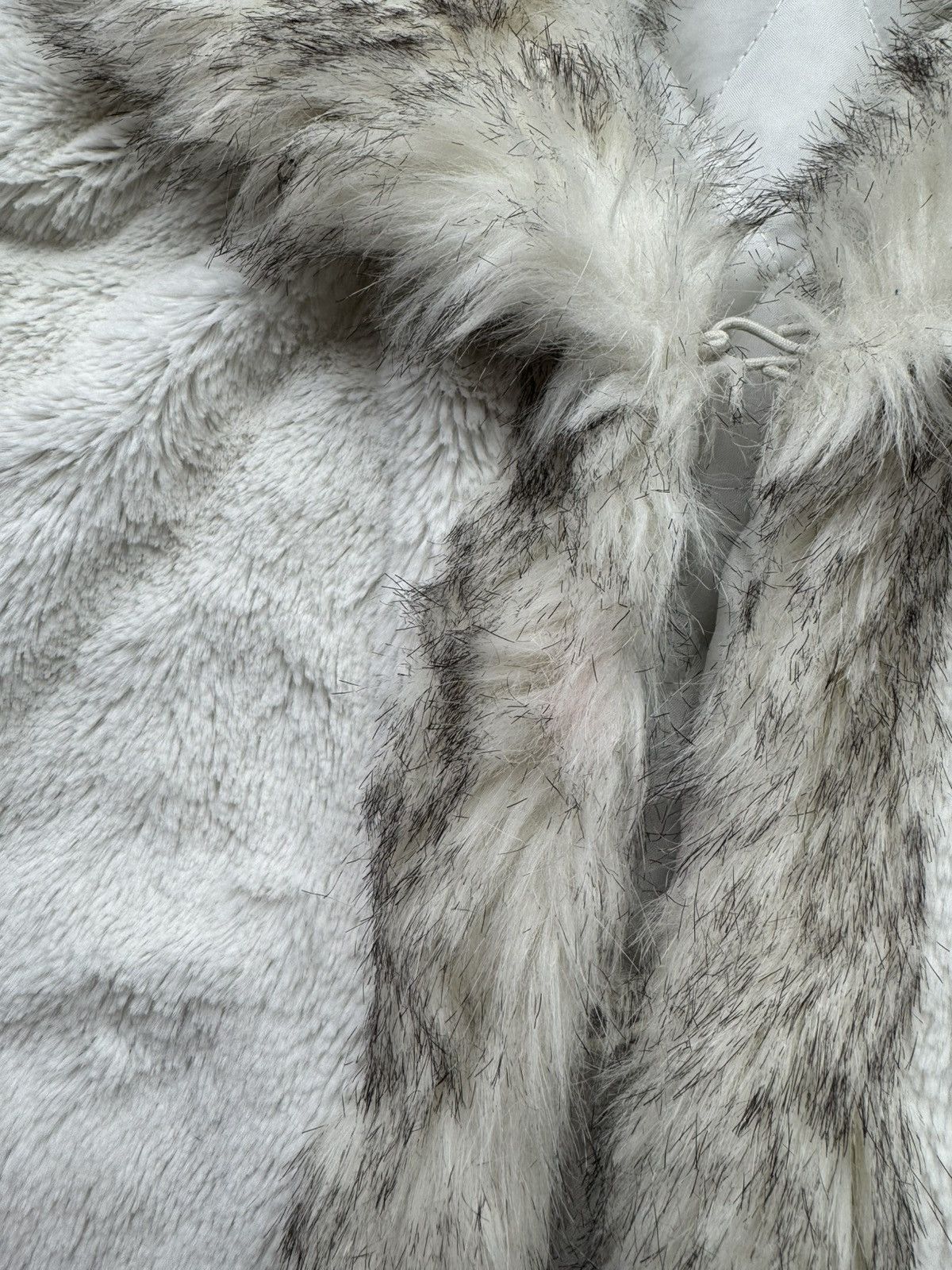 Japanese Brand Vintage Faux Fur Mini Coat Size L / US 10 / IT 46 - 4 Thumbnail