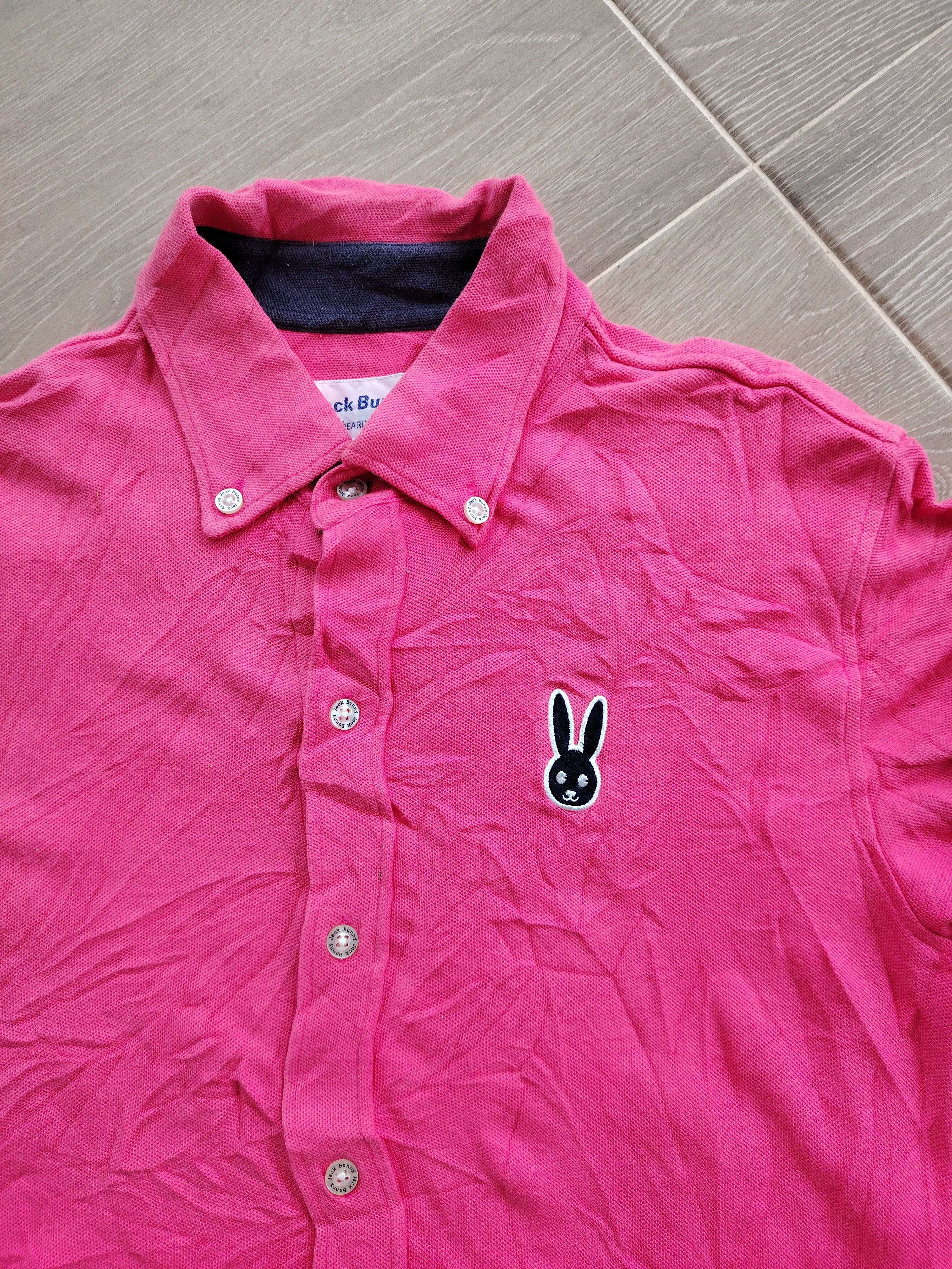 Designer × Japanese Brand Jack Bunny by Pearly Gates Pink Button Up Shirt Japan Size S / US 4 / IT 40 - 2 Thumbnail