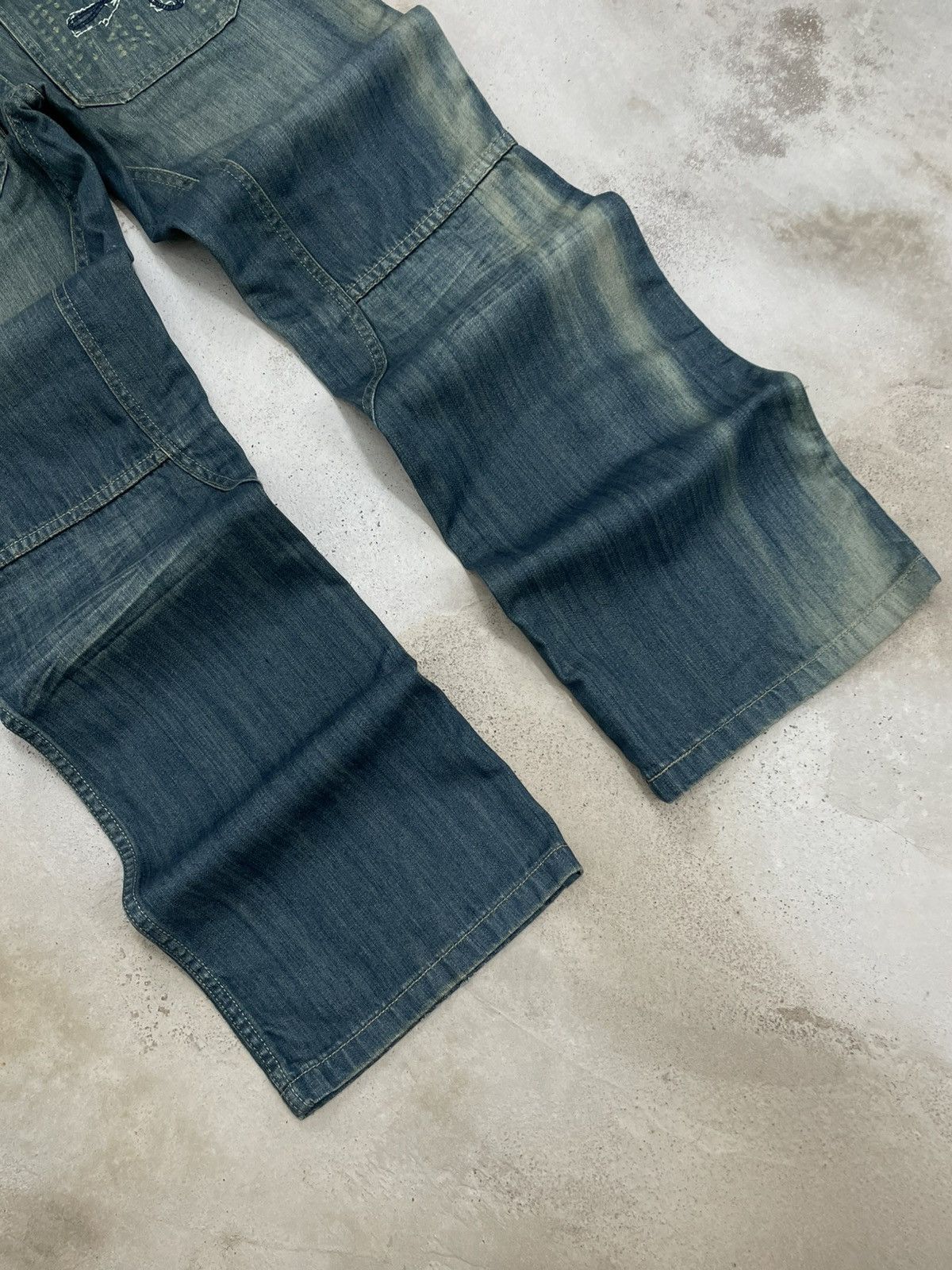 Japanese Brand Vintage Japan 90’s Mail Project Denim Division Flared Denim Size US 30 / EU 46 - 8 Thumbnail
