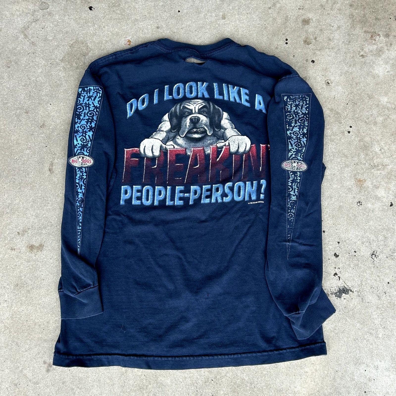Vintage Y2K Big Dogs Long Sleeve T-Shirt Kids or Femme. Distressed Size US XS / EU 42 / 0 - 2 Thumbnail