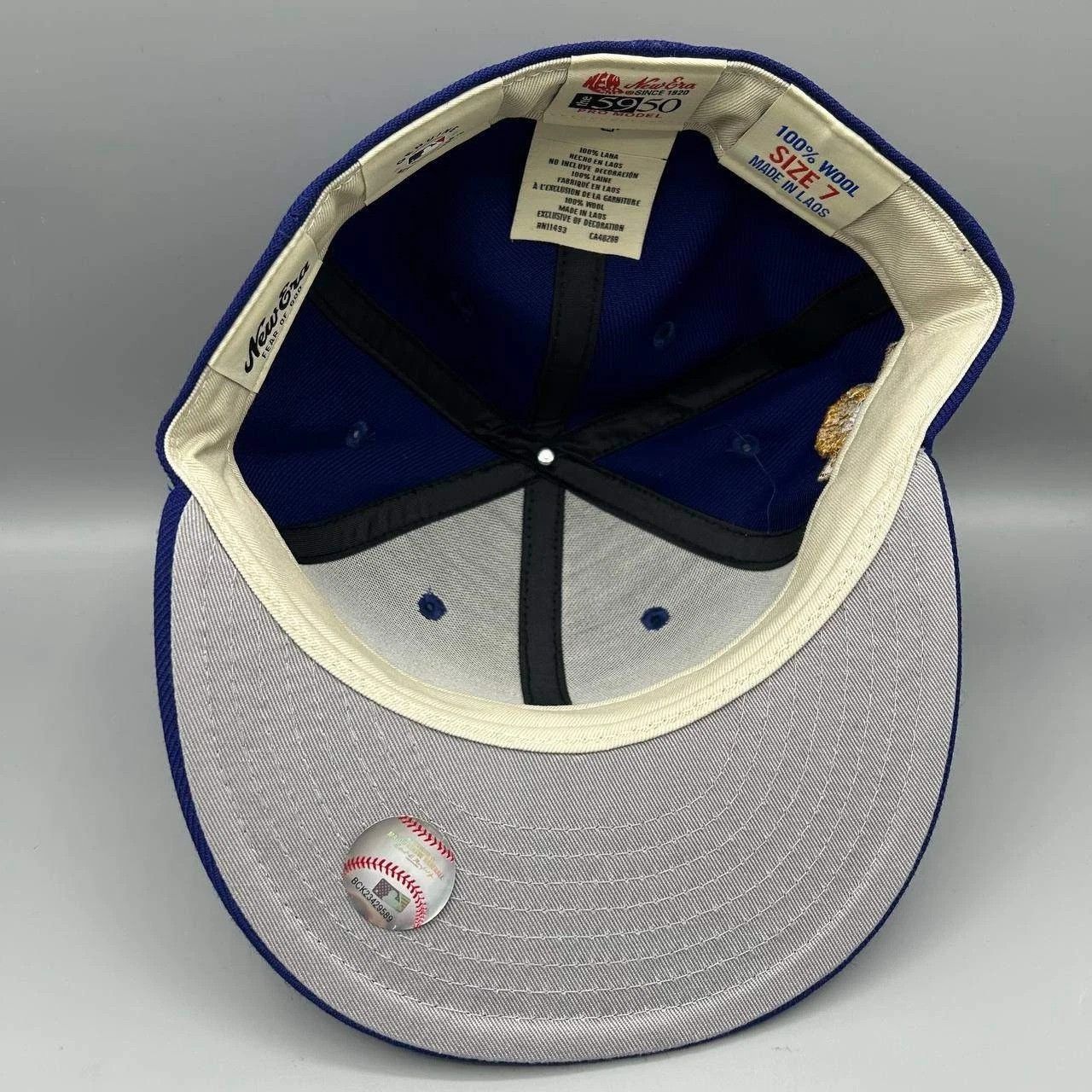 New Era Fear of God Hat Men 7 Fitted Cap LA Dodgers FOG Wool New Size ONE SIZE - 2 Thumbnail