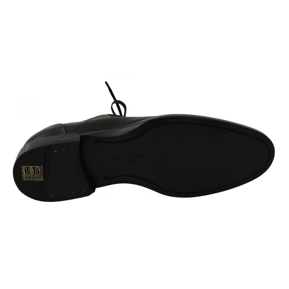 Dolce & Gabbana Dolce & Gabbana Sleek Black Leather Formal Dress Shoes Size US 6 / EU 39 - 6 Thumbnail