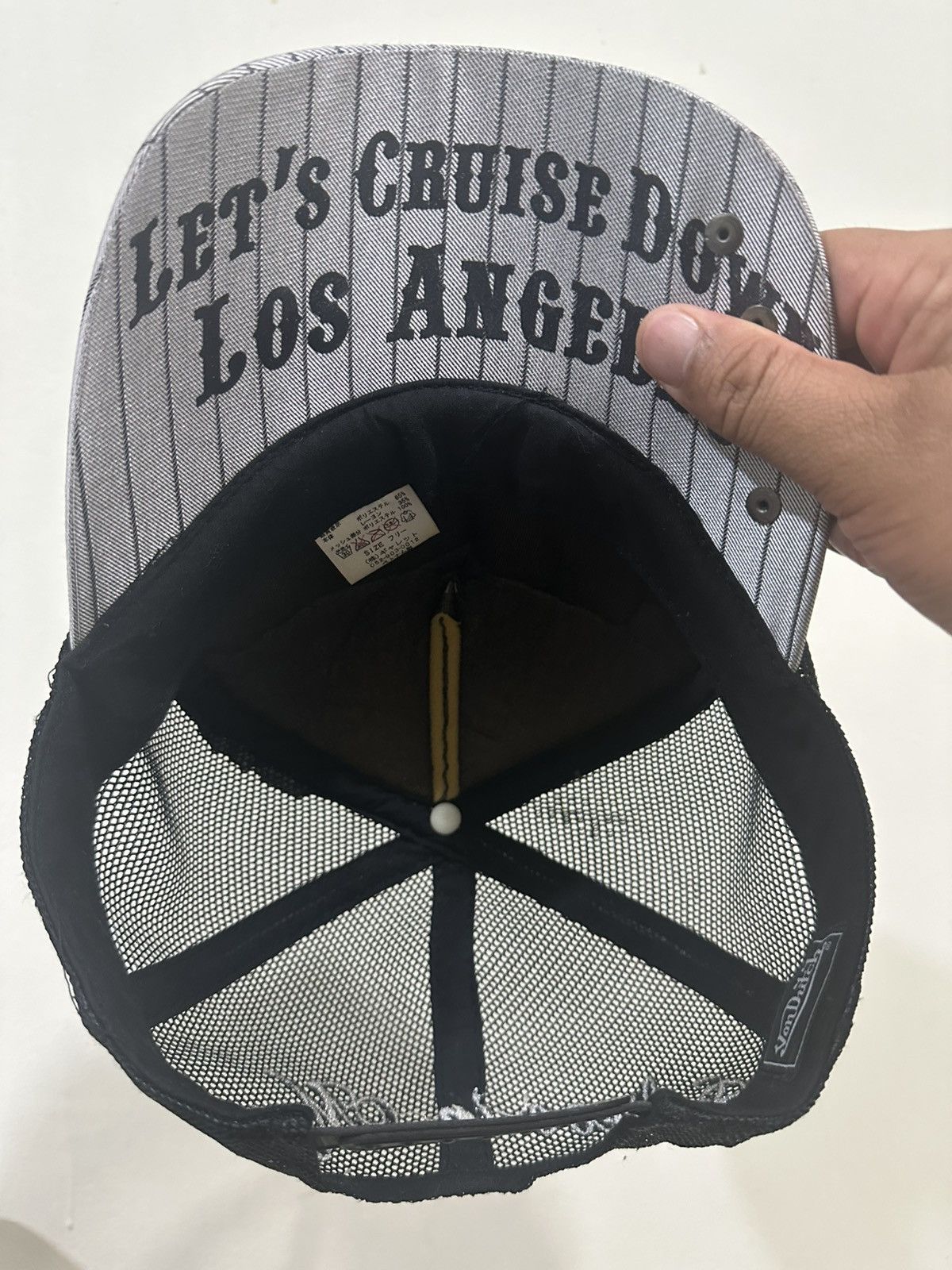 Vintage VTG Von Dutch BIG LOGO Trucker Hat Size ONE SIZE - 5 Thumbnail