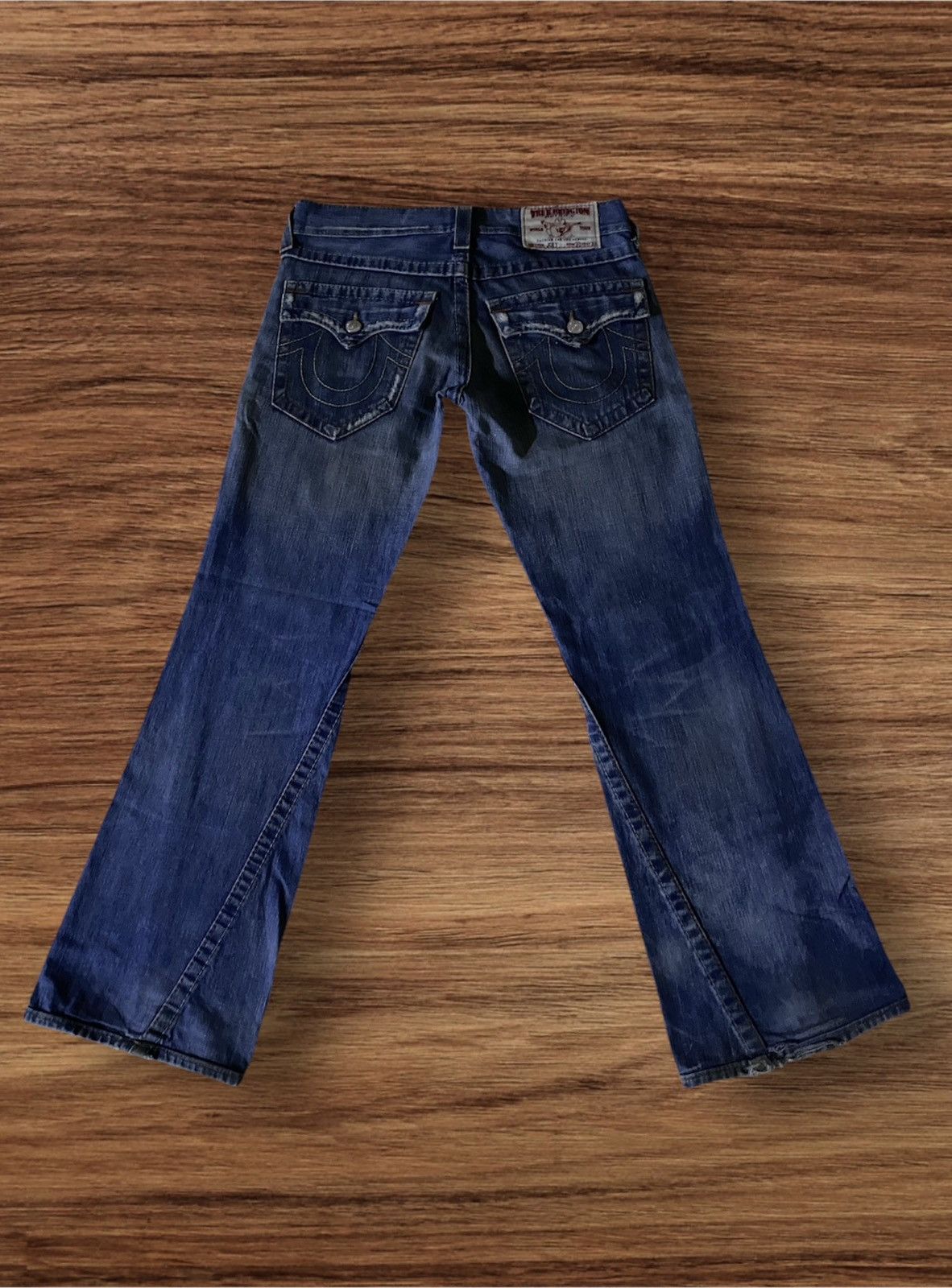 Jean × True Religion 🔥FLARE🔥TRUE RELIGION Flare Distressed Denim Size US 33 - 1 Thumbnail
