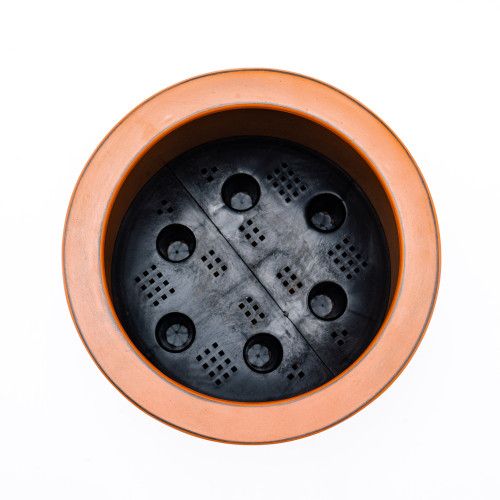 Designer × Homemade 7.8 in. Painted Plastic Self-watering Planter Pot Size US L / EU 52-54 / 3 - 3 Thumbnail
