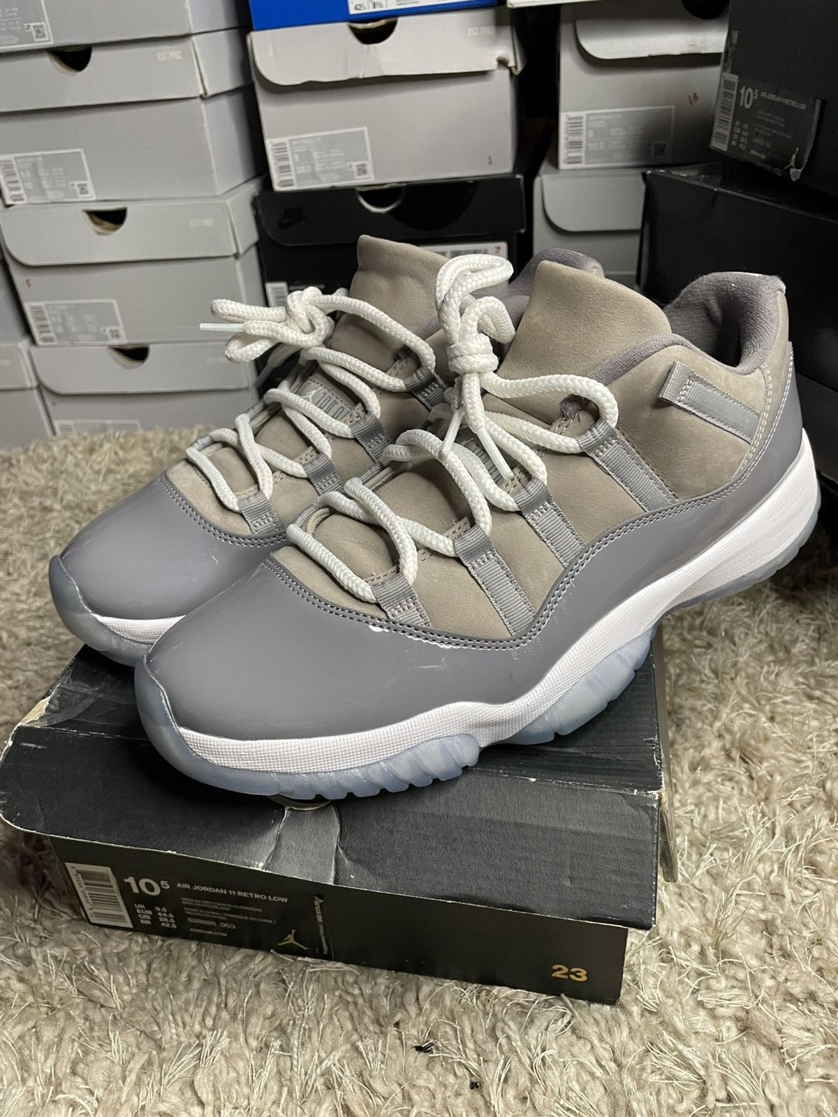 Jordan Brand Jordan 11 Low Cool Grey Size US 10.5 / EU 43-44 - 1 Thumbnail